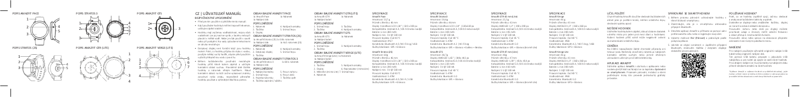 Xiaomi Amazfit Verge, Amazfit GTR 42 mm - Glitter Edition, Amazfit Verge Lite, GTR 47, Amazfit GTR 47 mm - Stainless Steel User Manual
