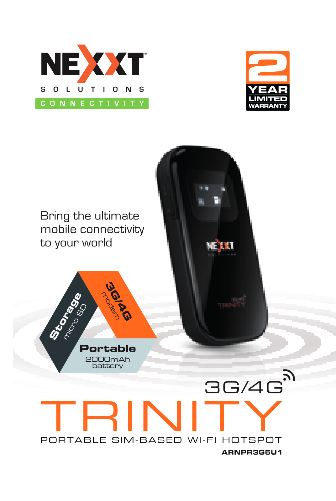 NEXXT SOLUTIONS TRNTY3G Users Manual