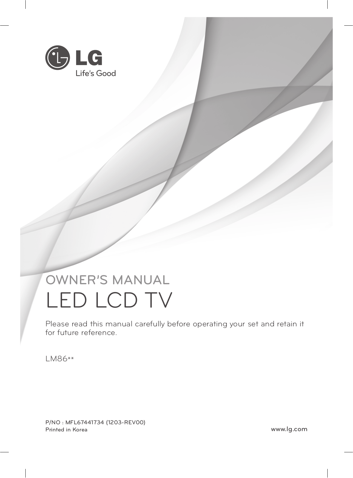 LG 47LM860Y User guide