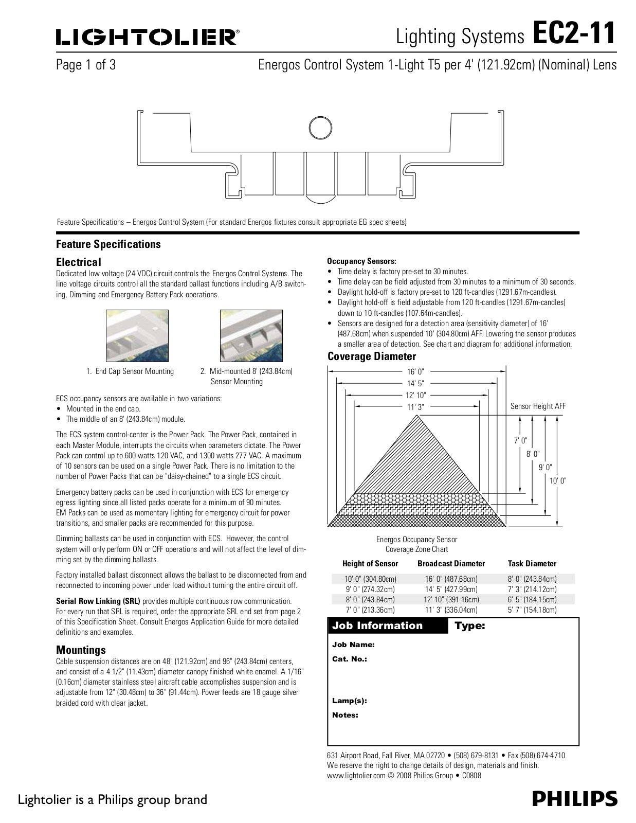 Lightolier EC2-11 User Manual