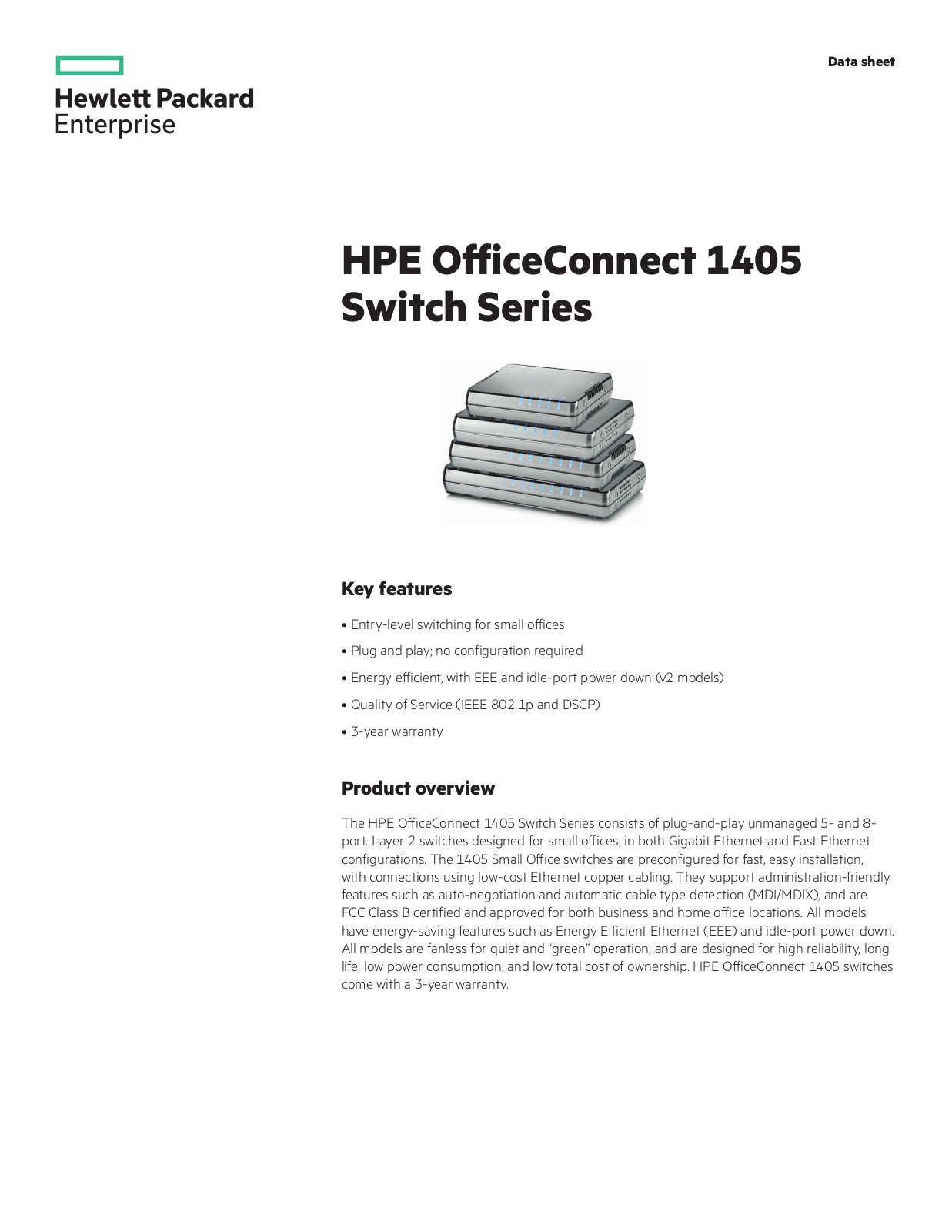 HPE JH408A Getting Started Guide