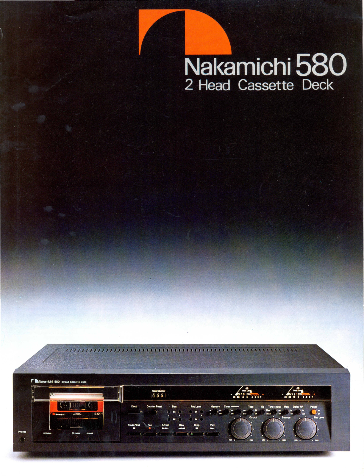 Nakamichi 580 Brochure