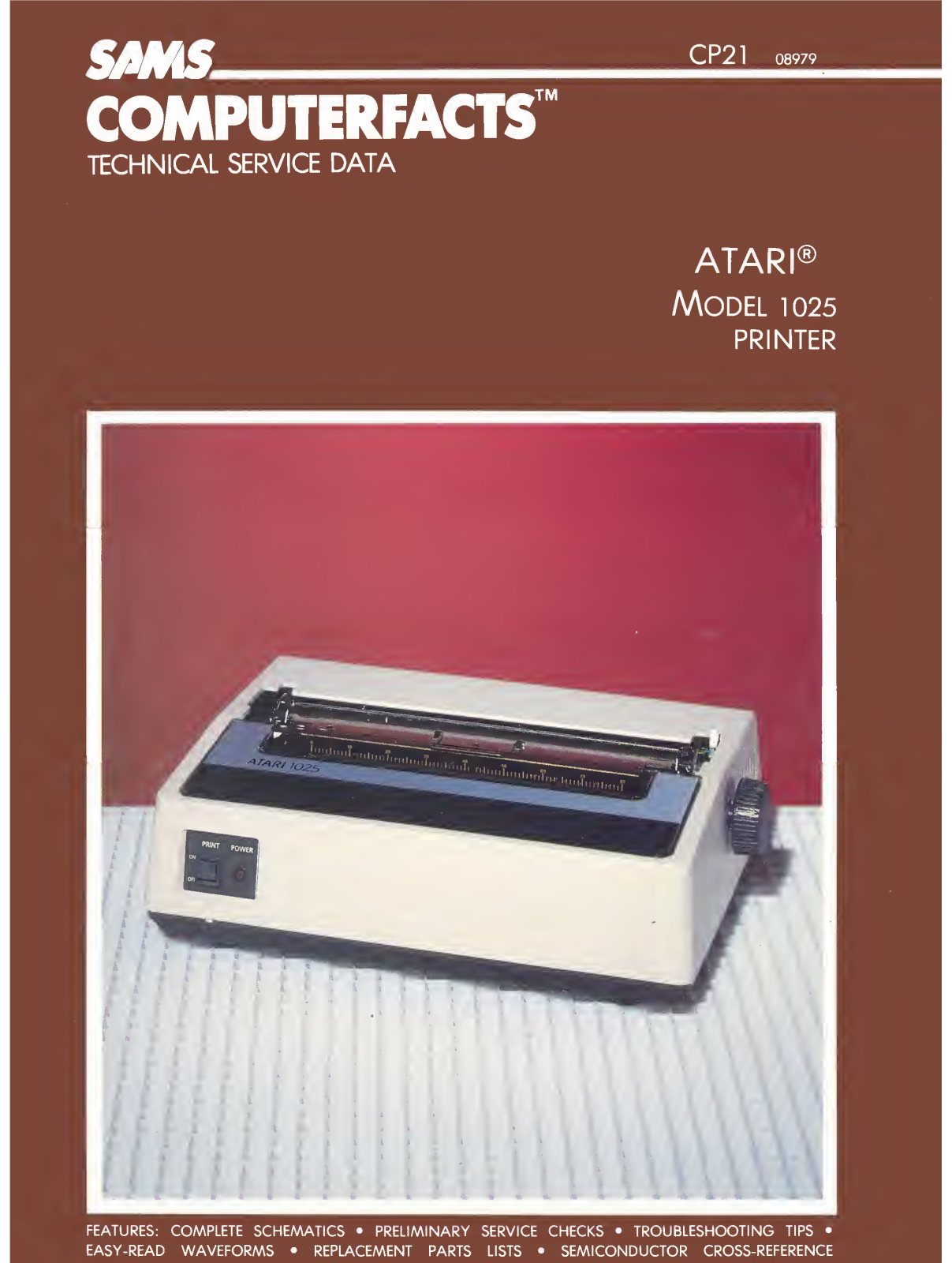 Atari 1025 Technical Service Data User guide - ManualMachine.com