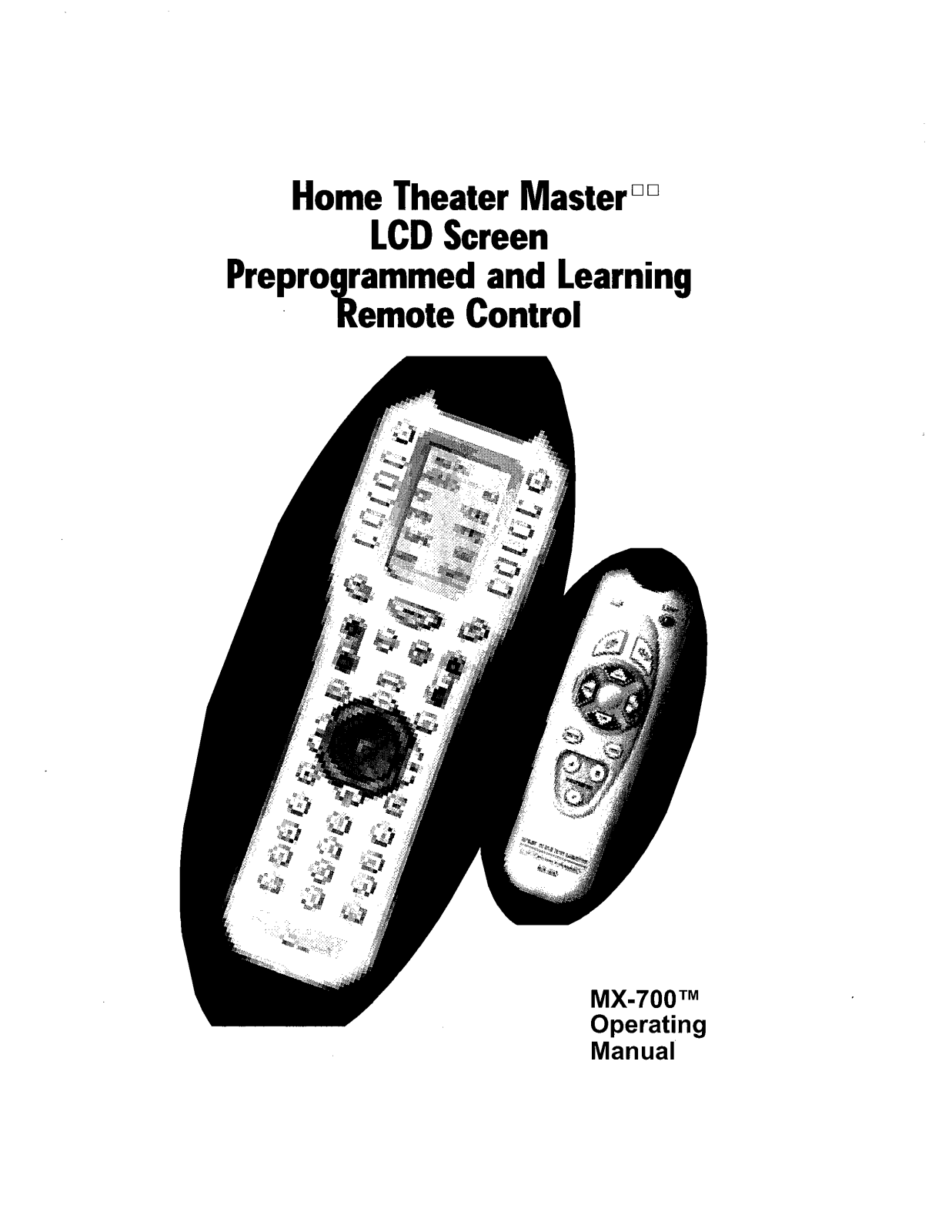 Ohsung Electronics URCMX700 Users Manual