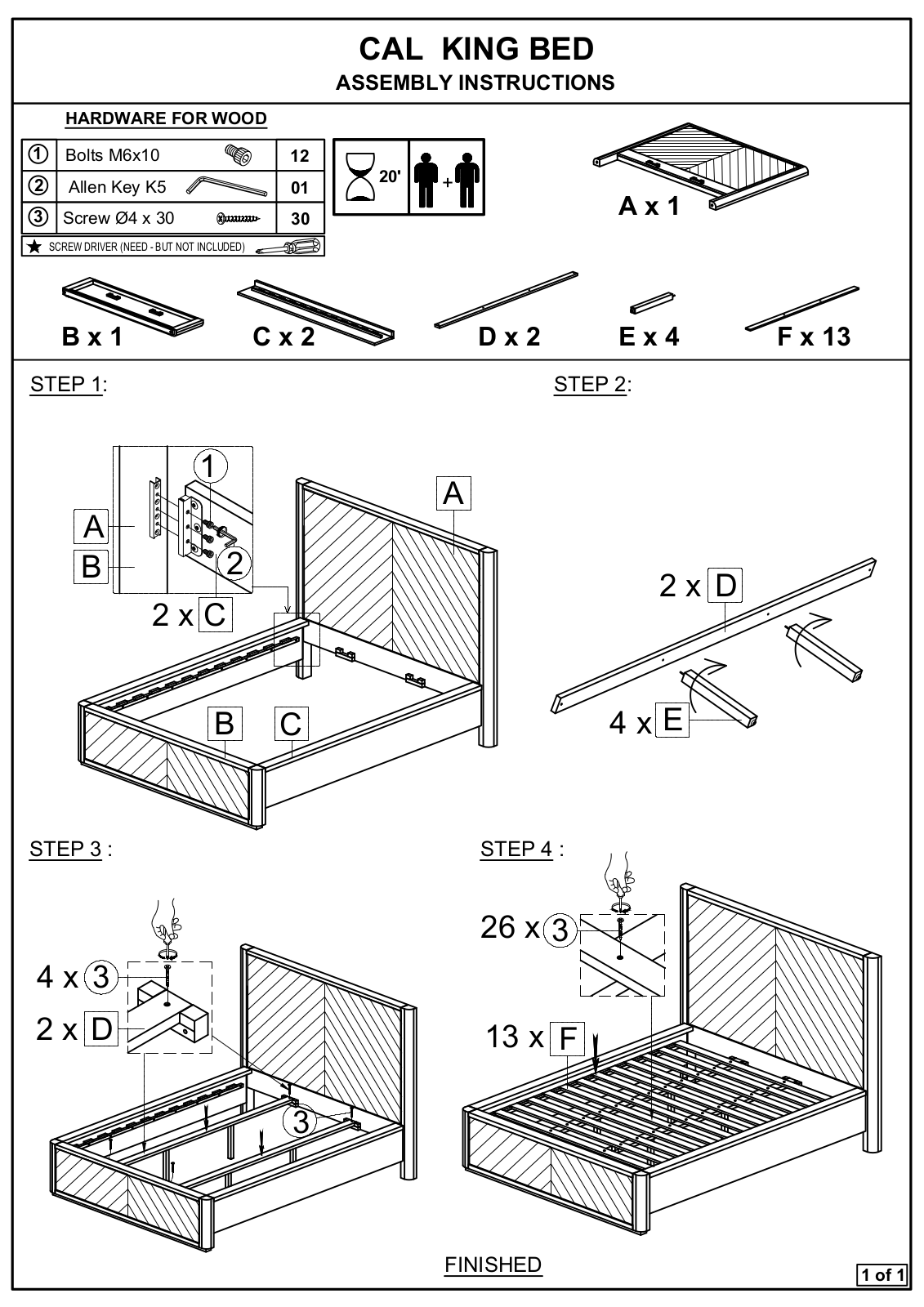 Essentials for Living 458CIN Assembly Guide