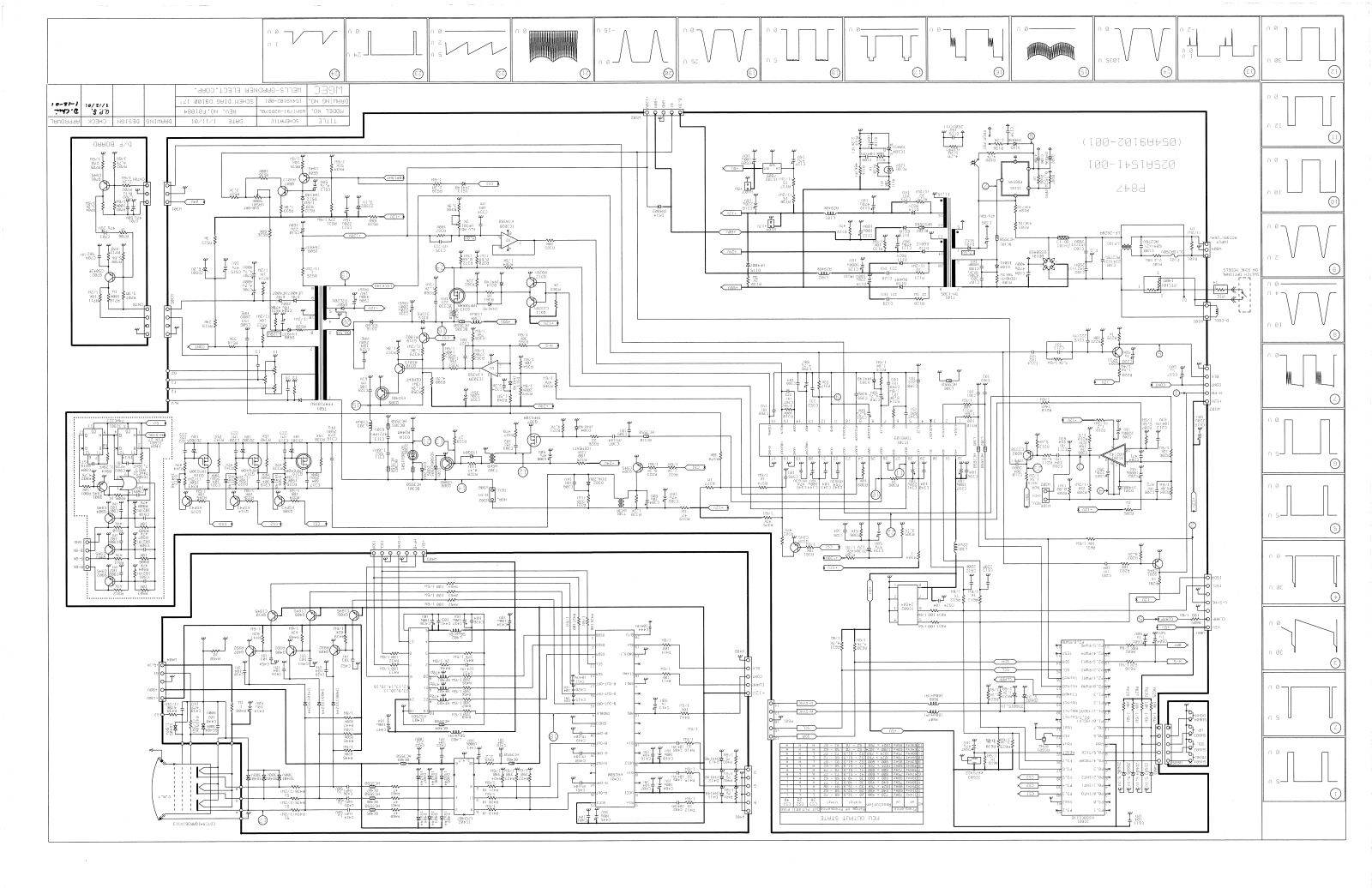 Wells Gardner d9100 schematic