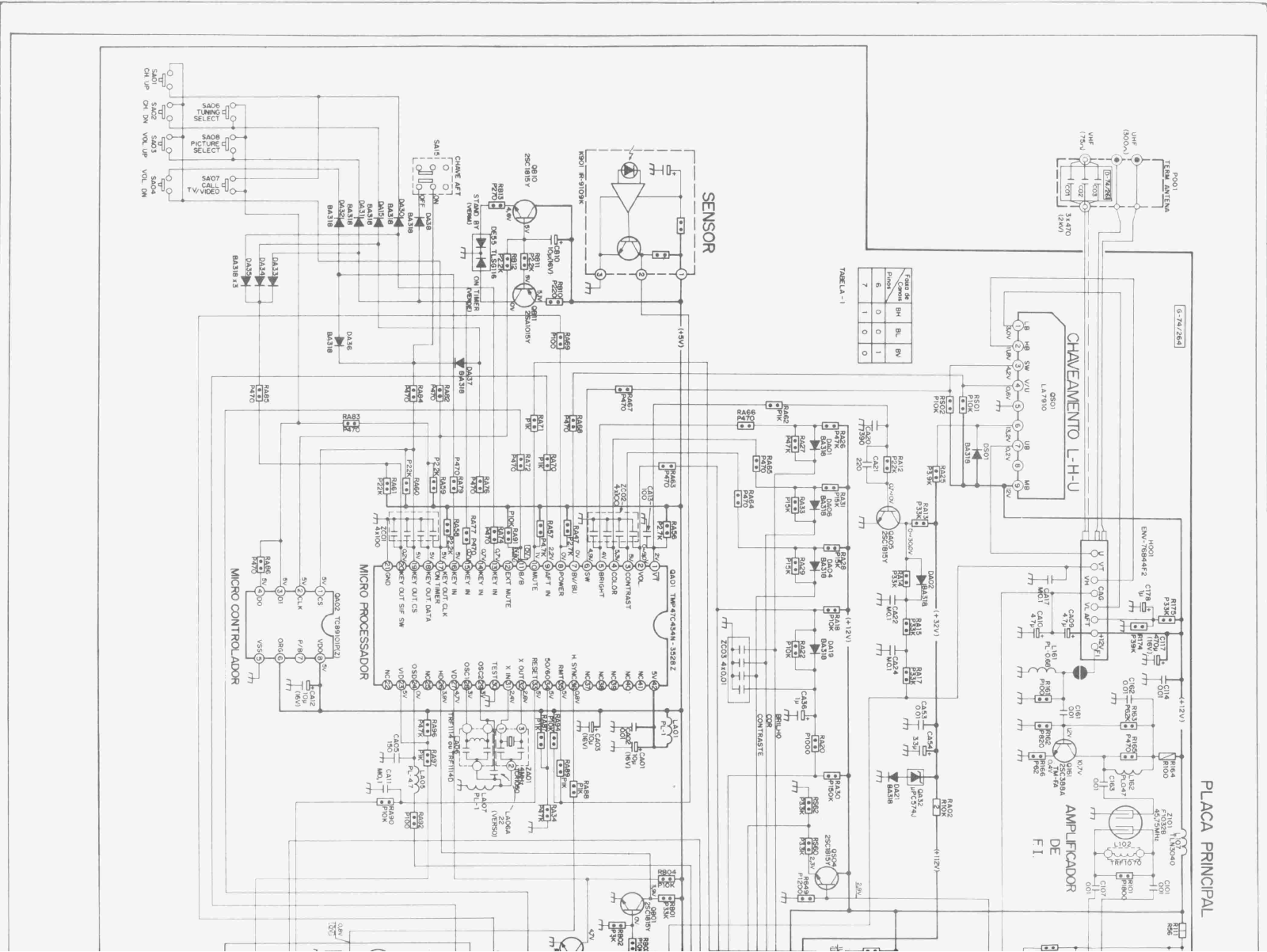 Toshiba TS-149CR Schematic