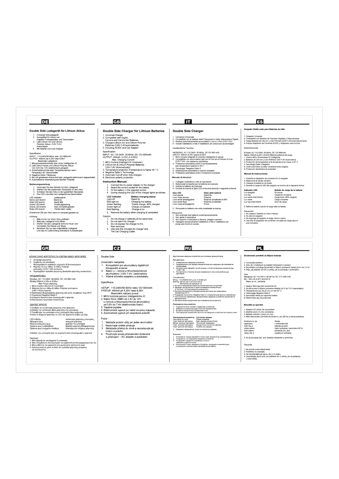 AcmePower CH-P1615-NIK User Manual