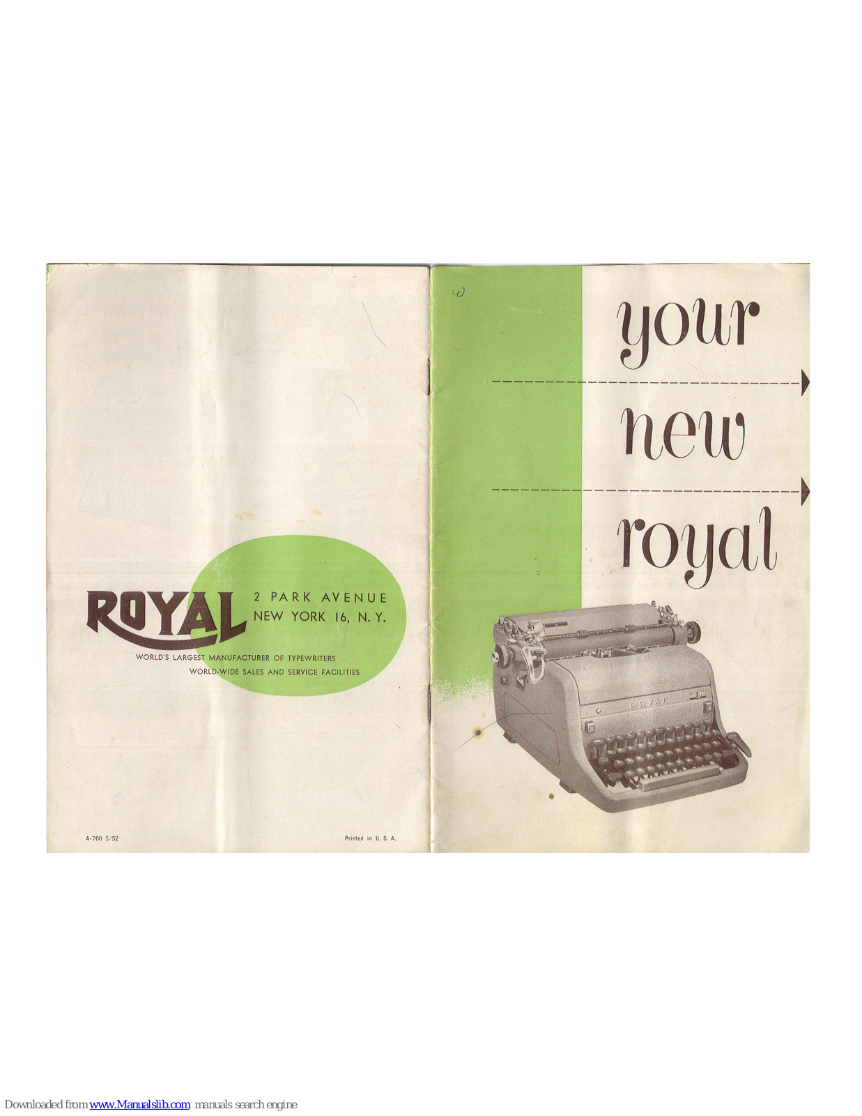 Royal HH User Manual