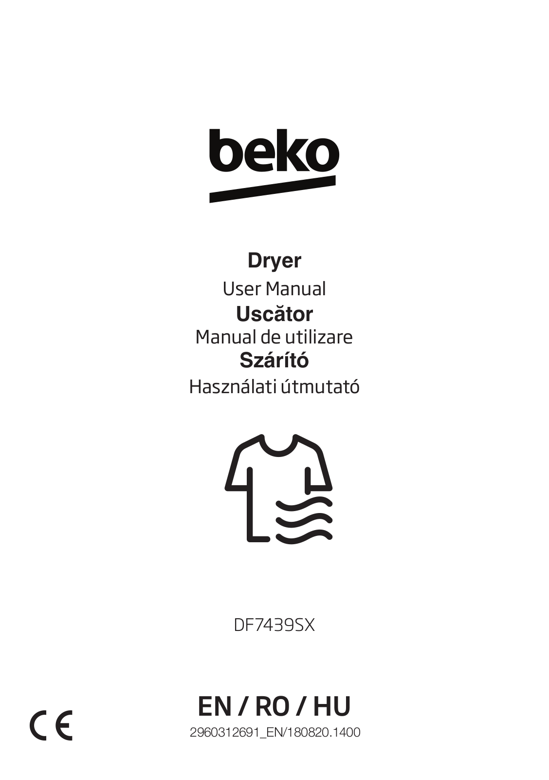 Beko DF 7439 SX User manual