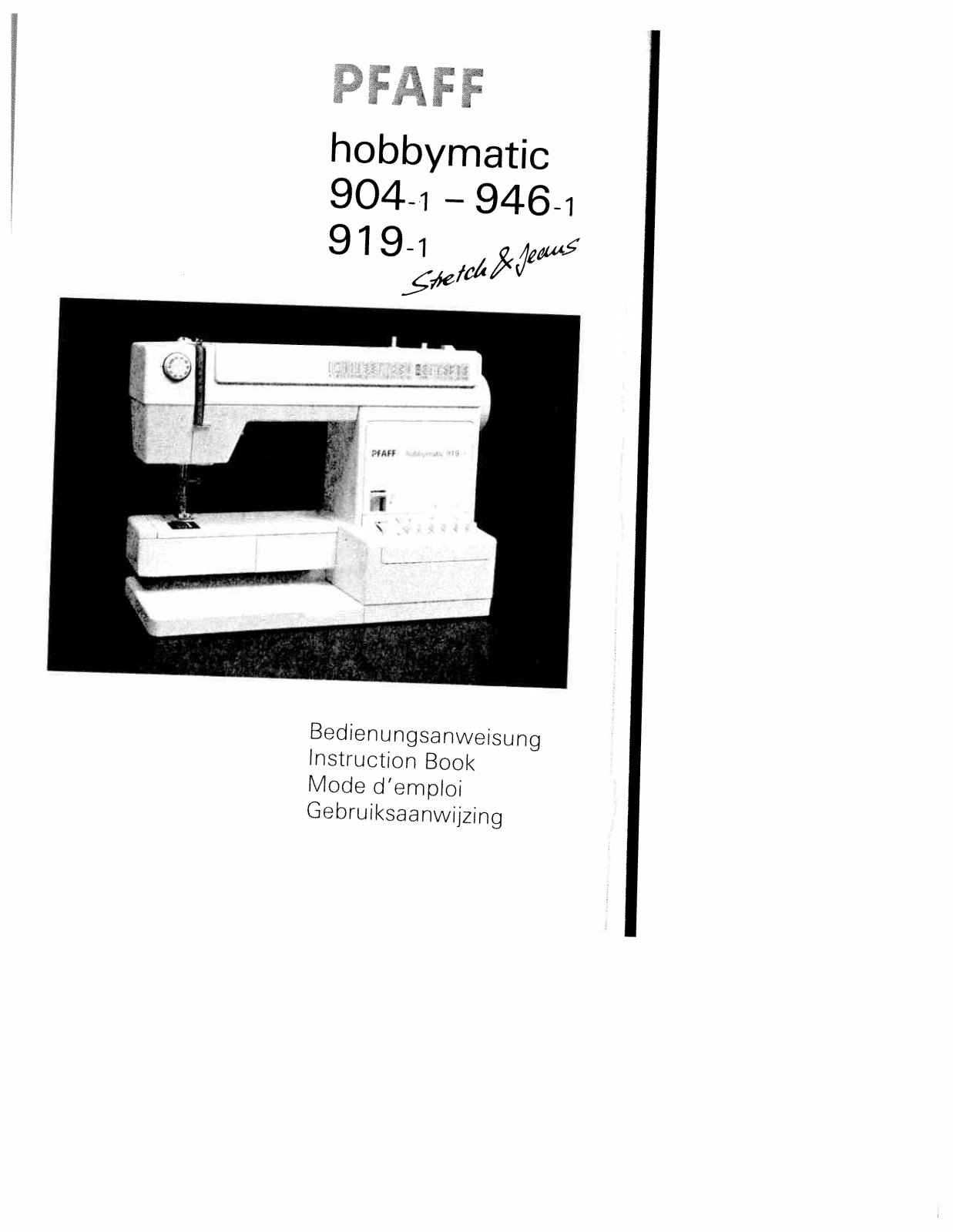 Pfaff 946-1 91, 904-1, 919-1 User Manual - ManualMachine.com