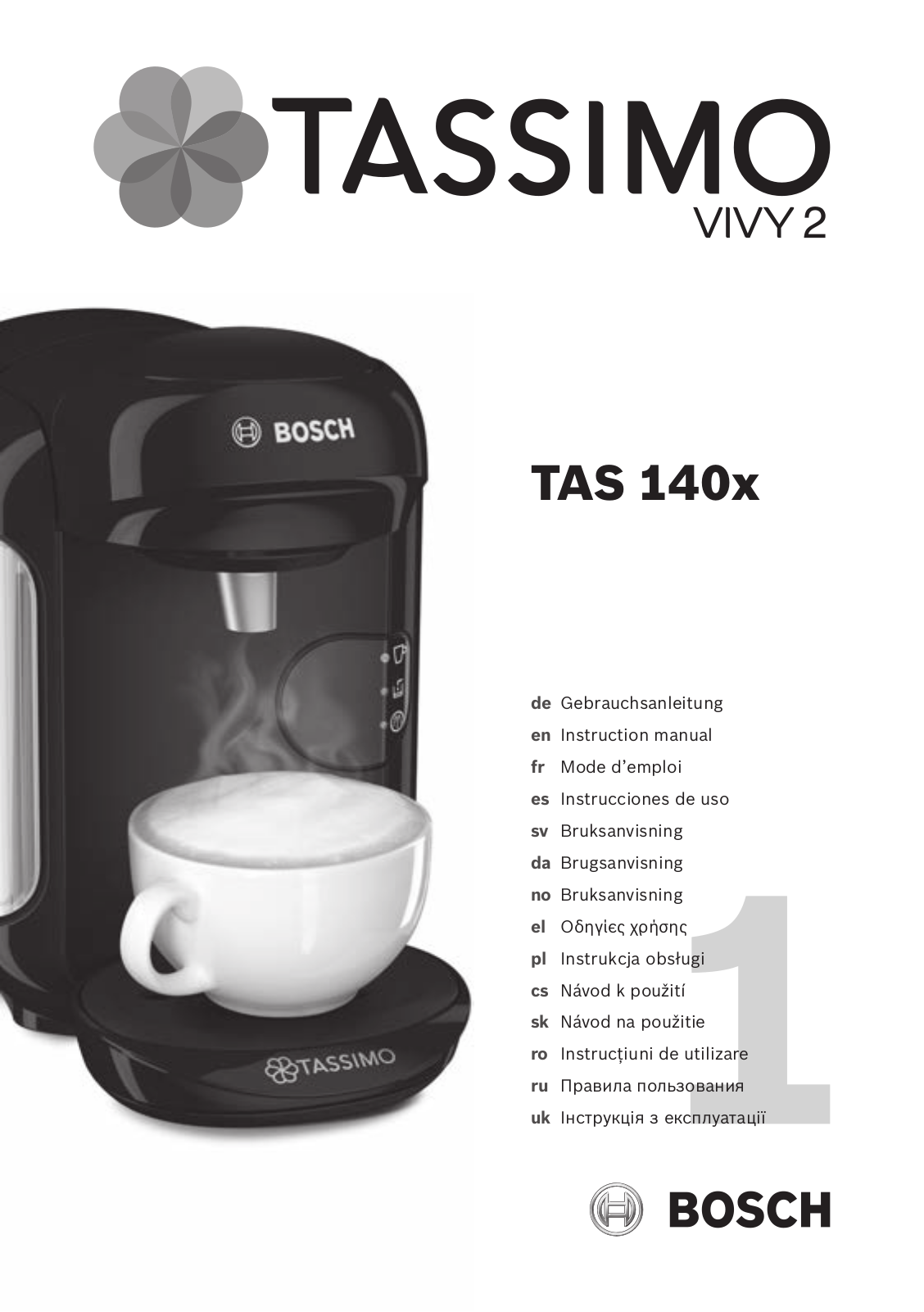 Bosch TAS 140x User Guide