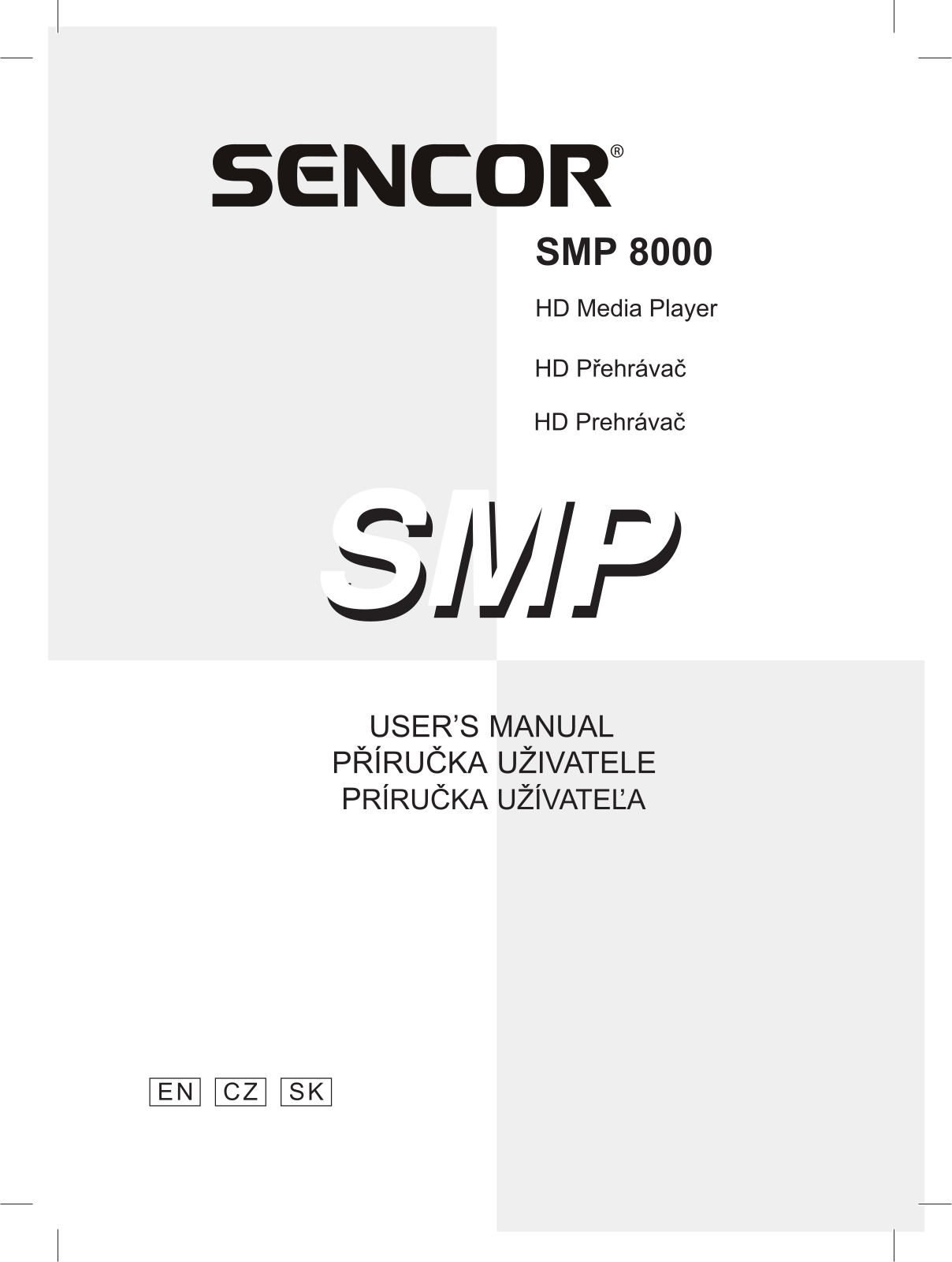 Sencor SMP 8000 User Manual