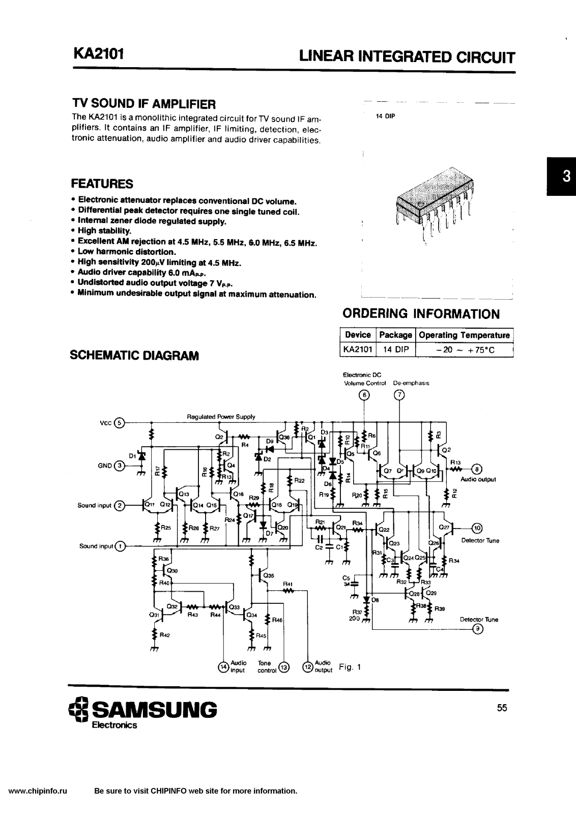 Samsung KA2101 Datasheet