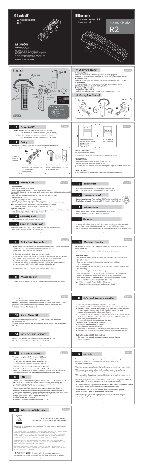 MOVON R2 Users Manual