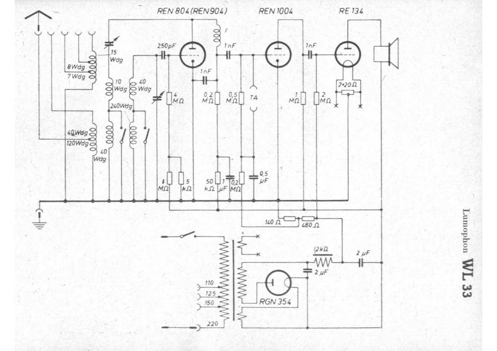 Lumophon wl33 schematic - ManualMachine.com
