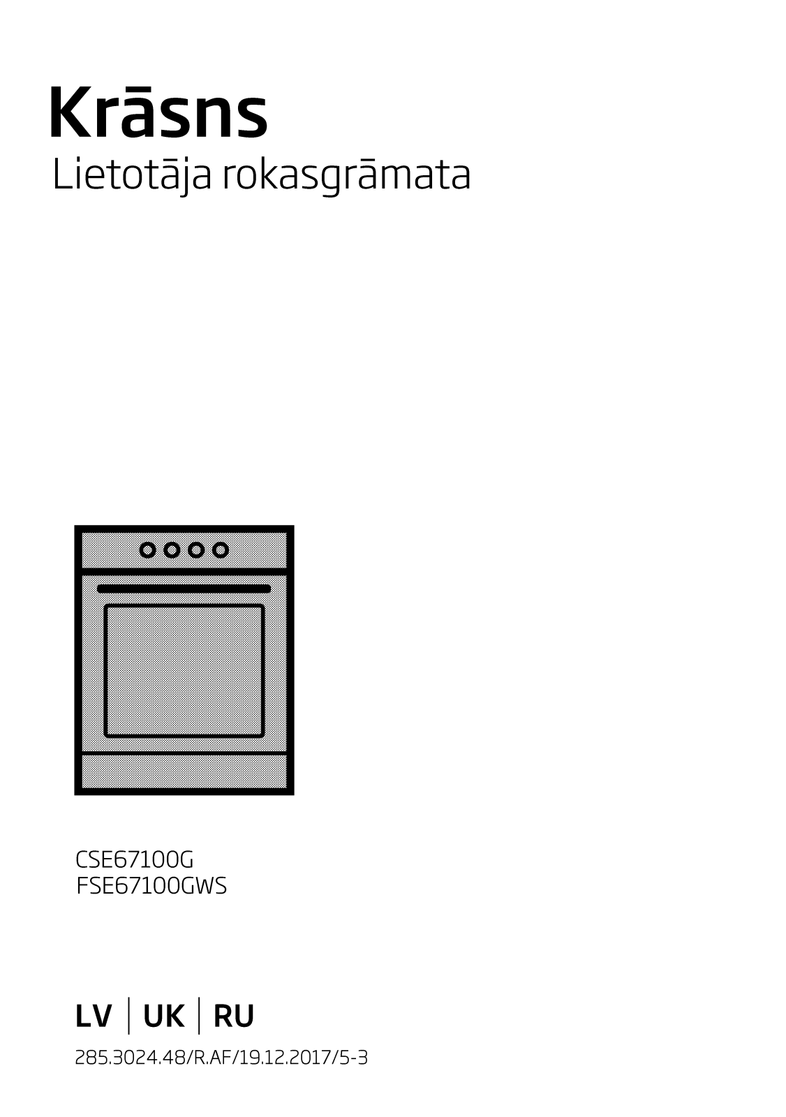 Beko CSE67100G, FSE67100GWS User manual