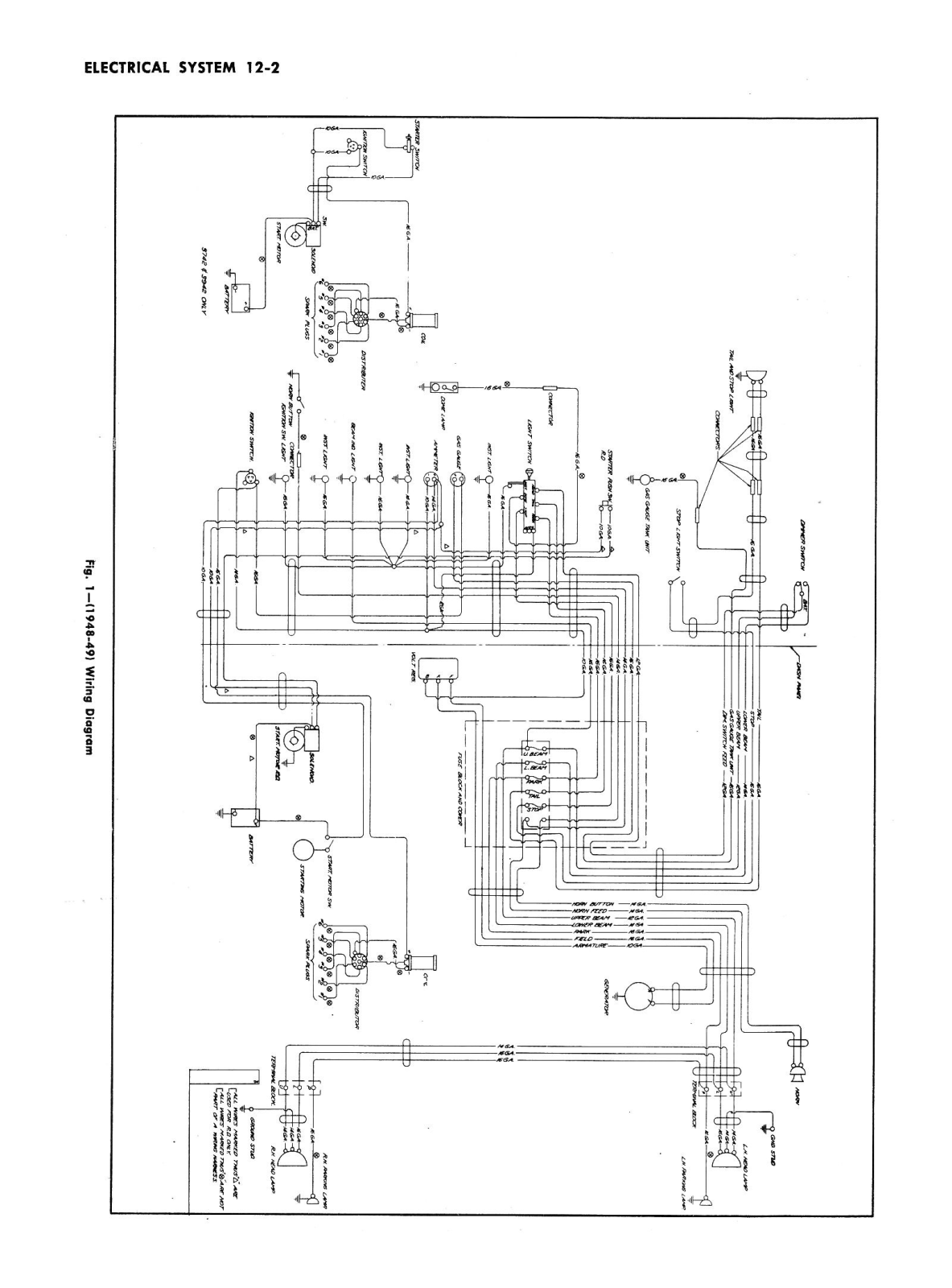 Chevrolet 1948 schematic