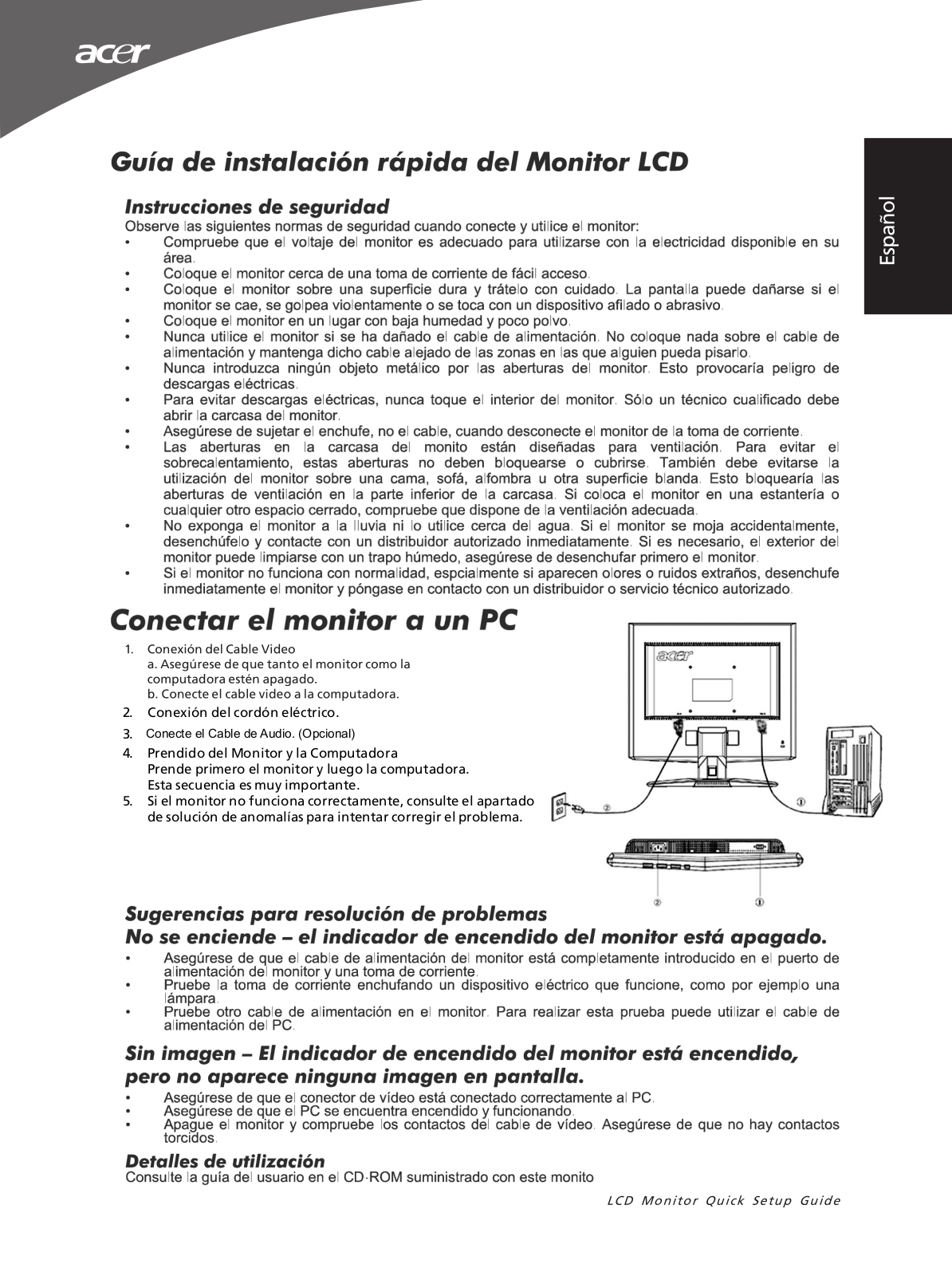 Acer X163W User Manual