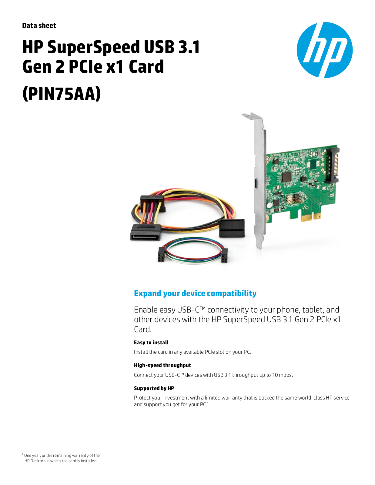 Hewlett Packard P1N75AA Getting Started Guide