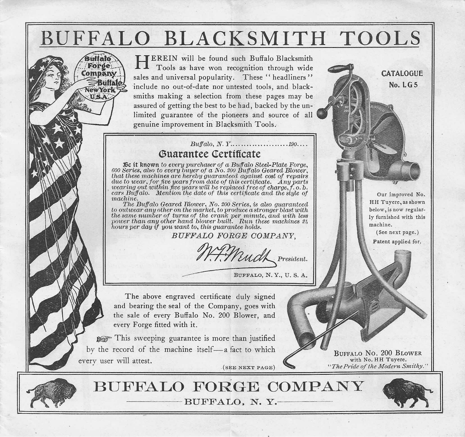 Buffalo Forge Buffalo Blacksmith Tools General Line Catalogs - ManualMachine.com