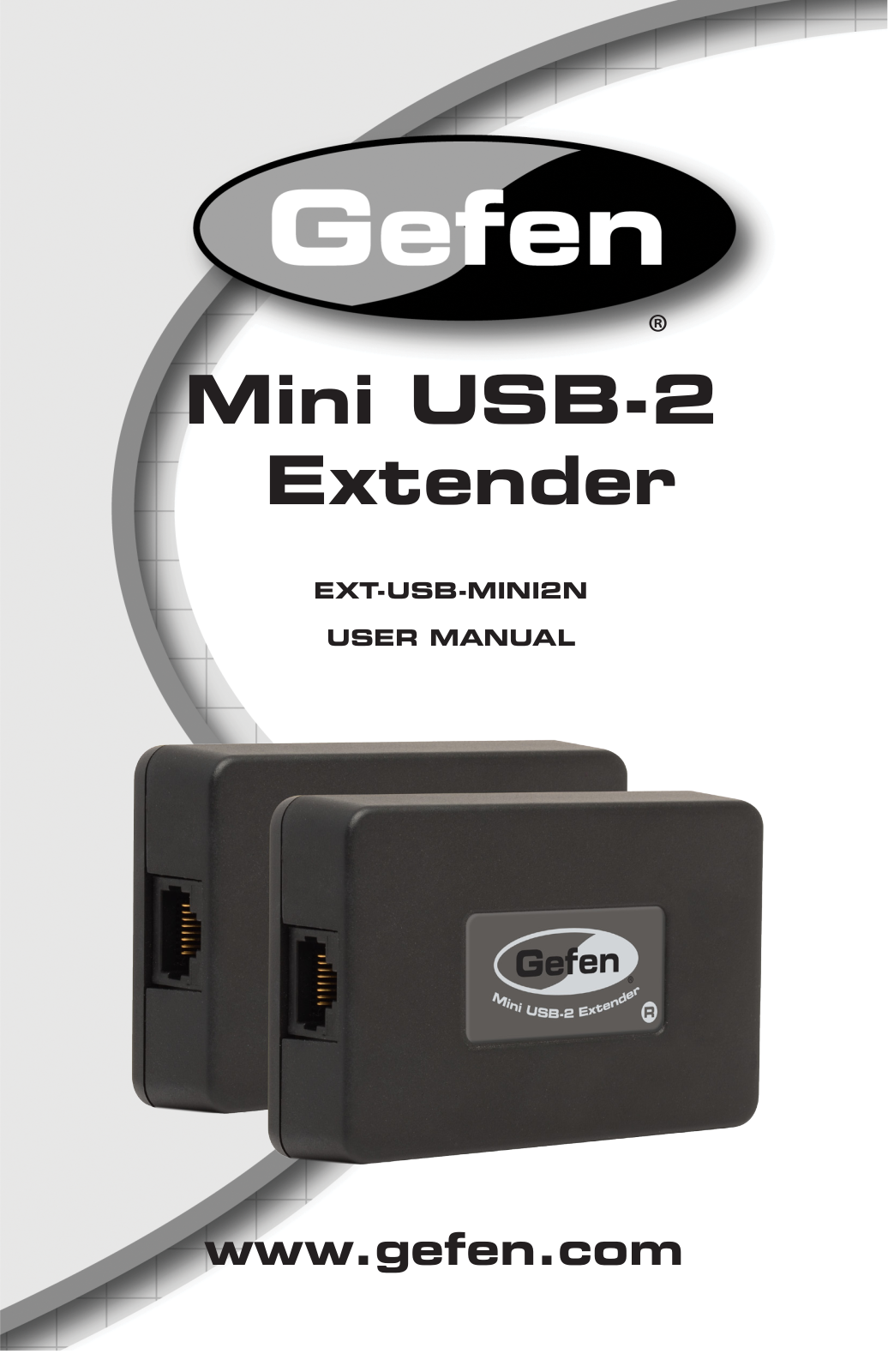 Gefen ext-usb-mini2n User Manual