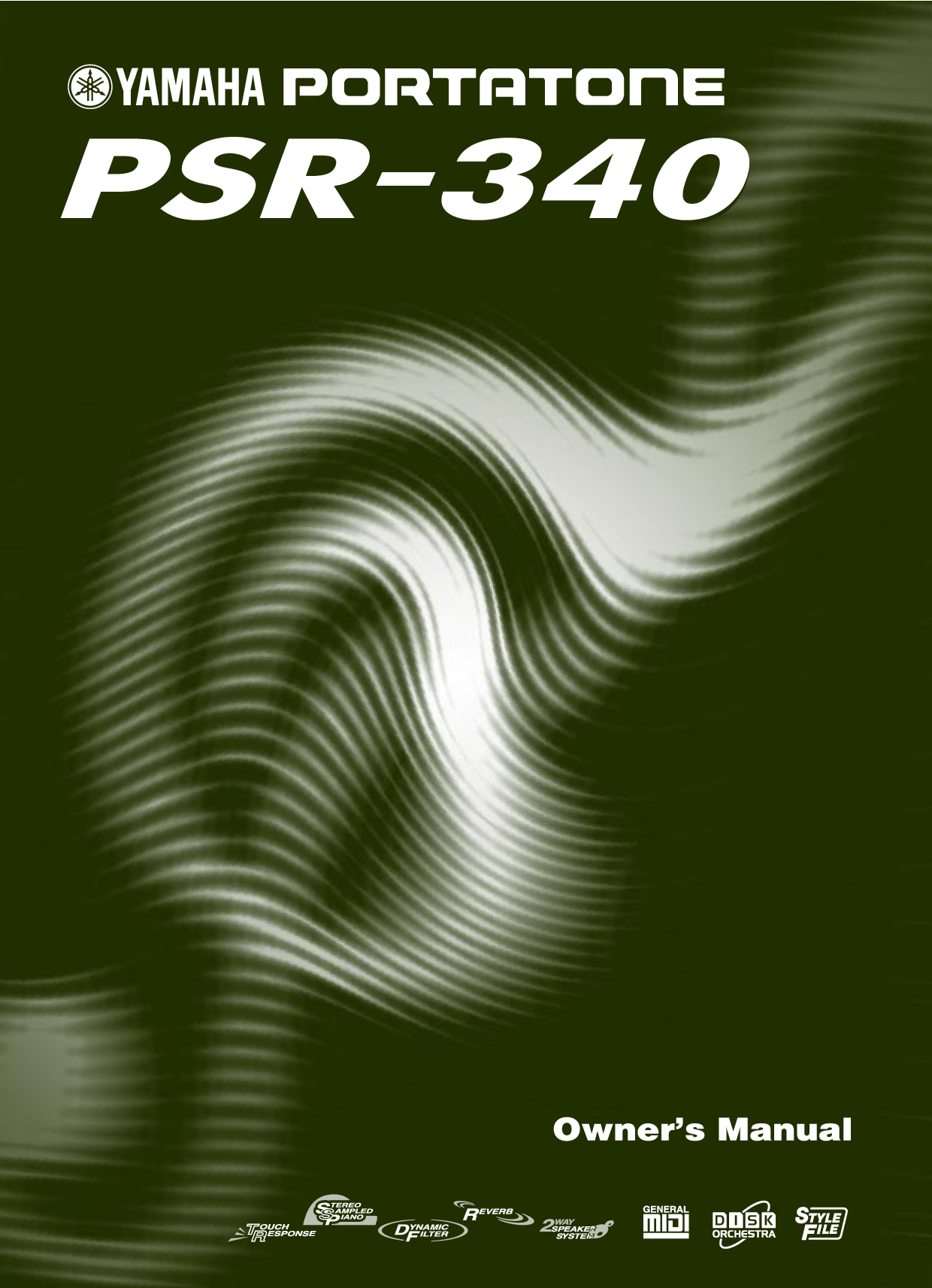 Yamaha PSR-340, PSR-340E User Manual