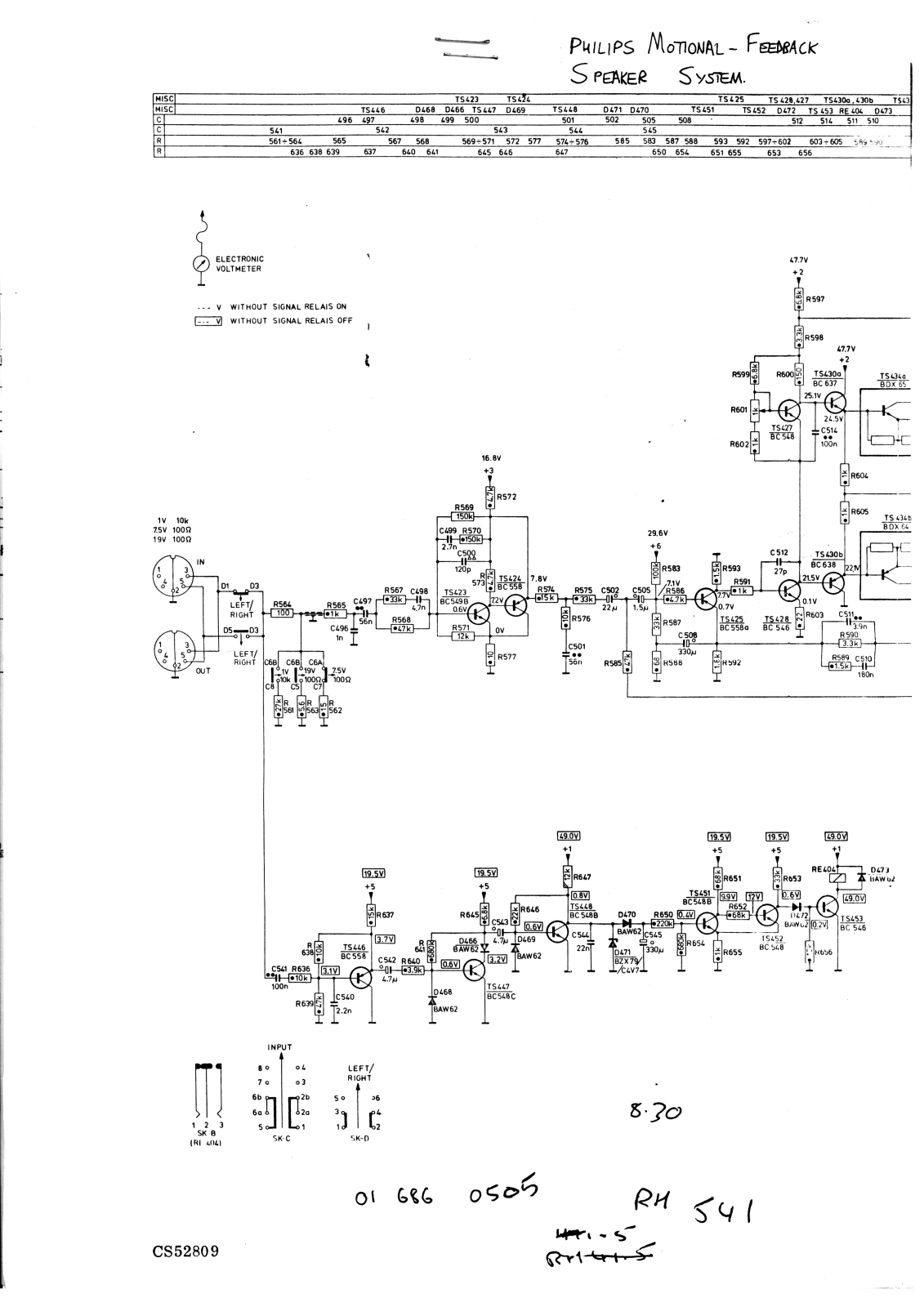 Philips motional schematic