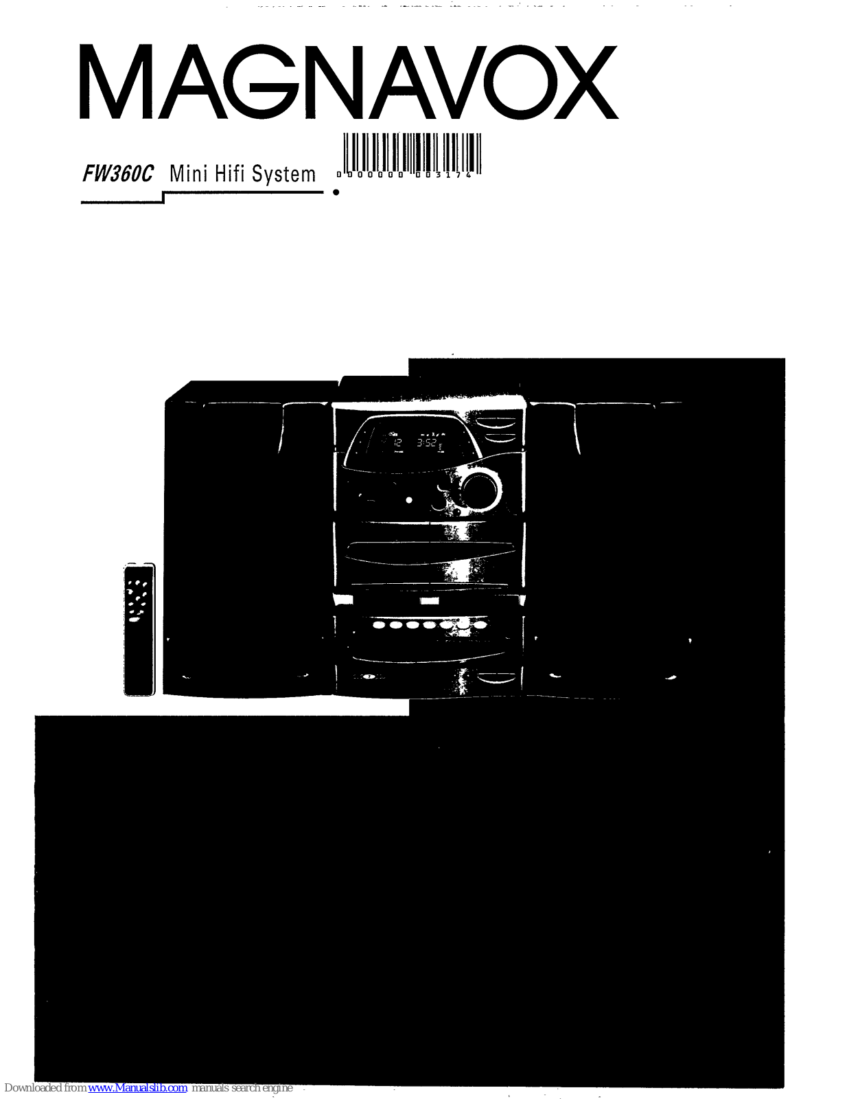 Magnavox FW 360C User Manual