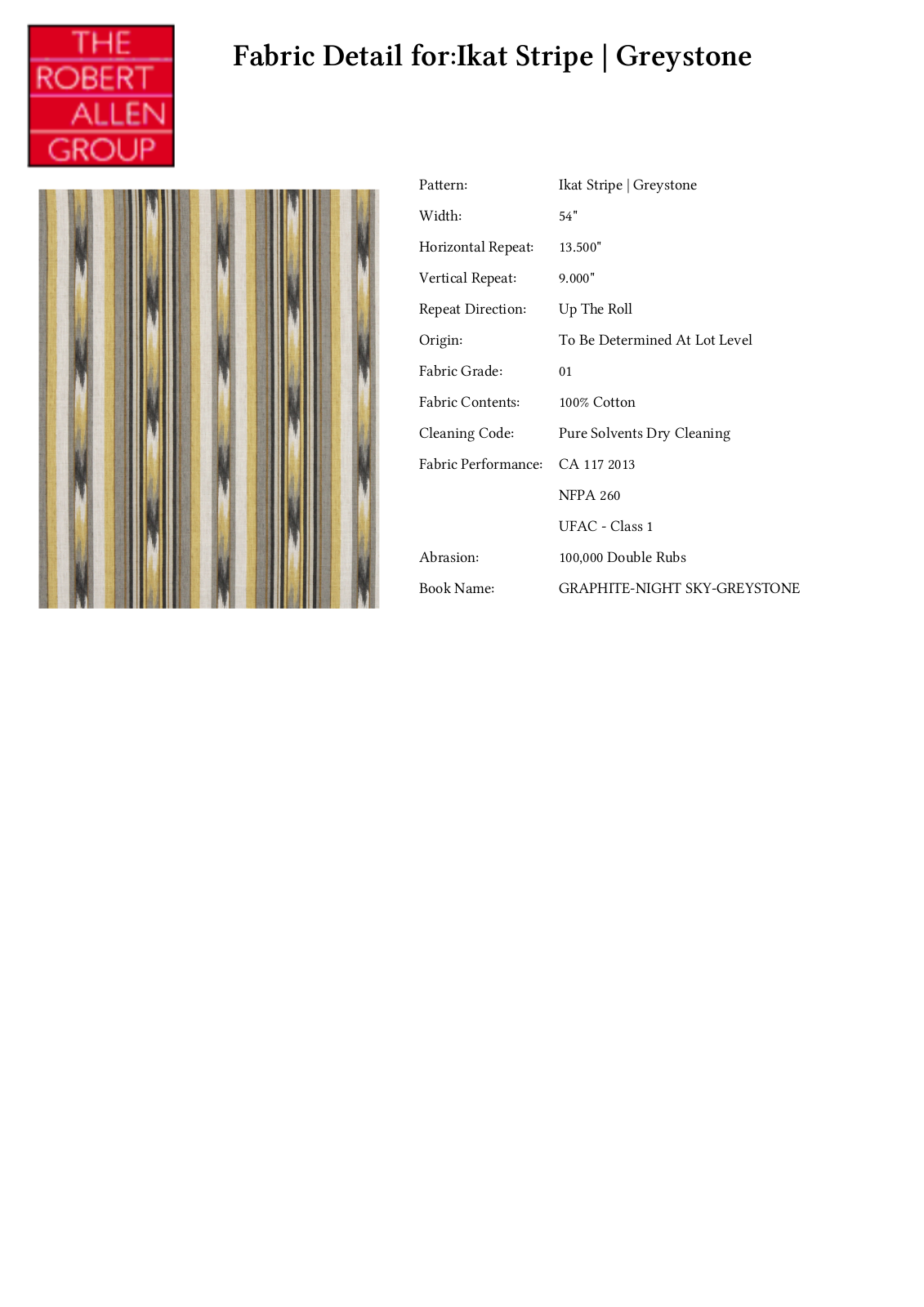 Robert Allen RALF1696 Specifications - ManualMachine.com