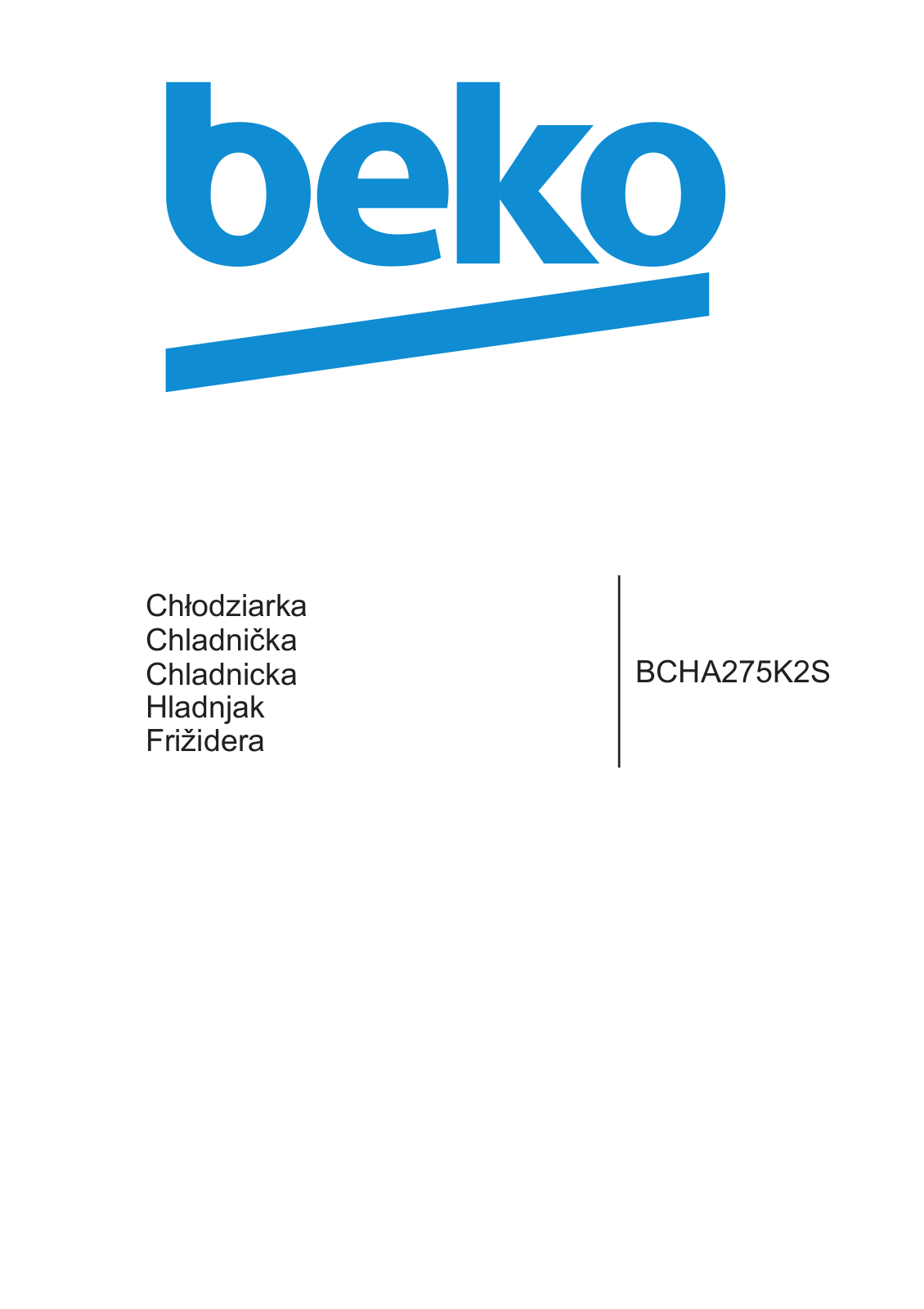 Beko BCHA275K2S User manual