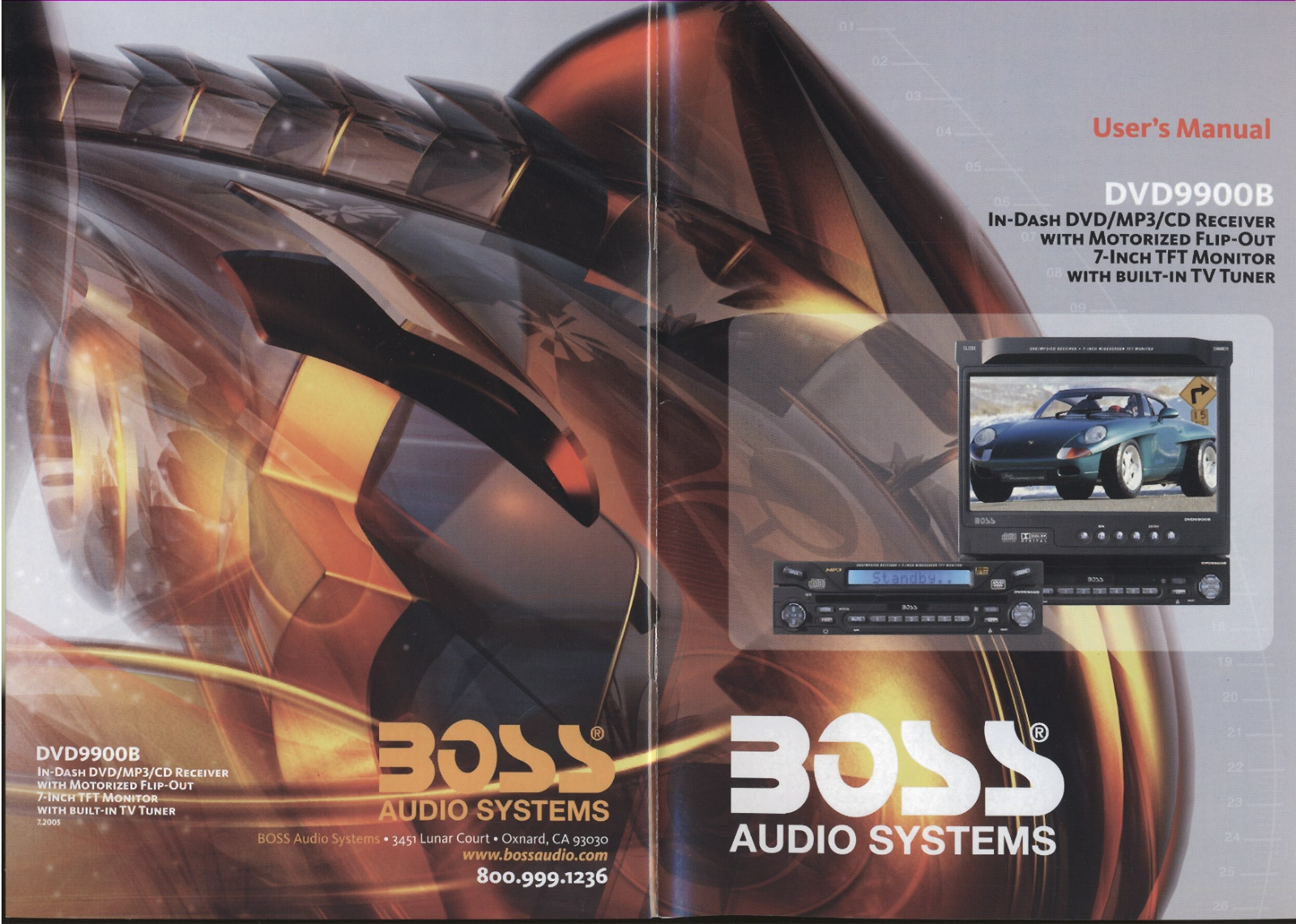 Boss Audio DVD9900B User Manual