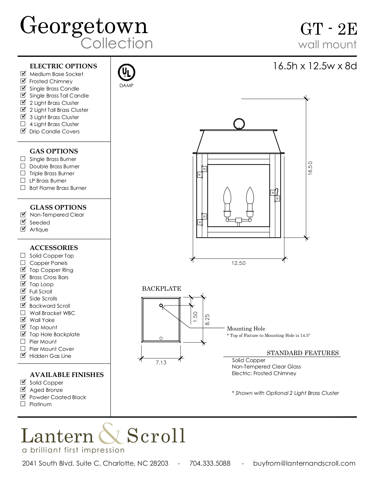 Lantern & Scroll LASC1066 Specifications - ManualMachine.com