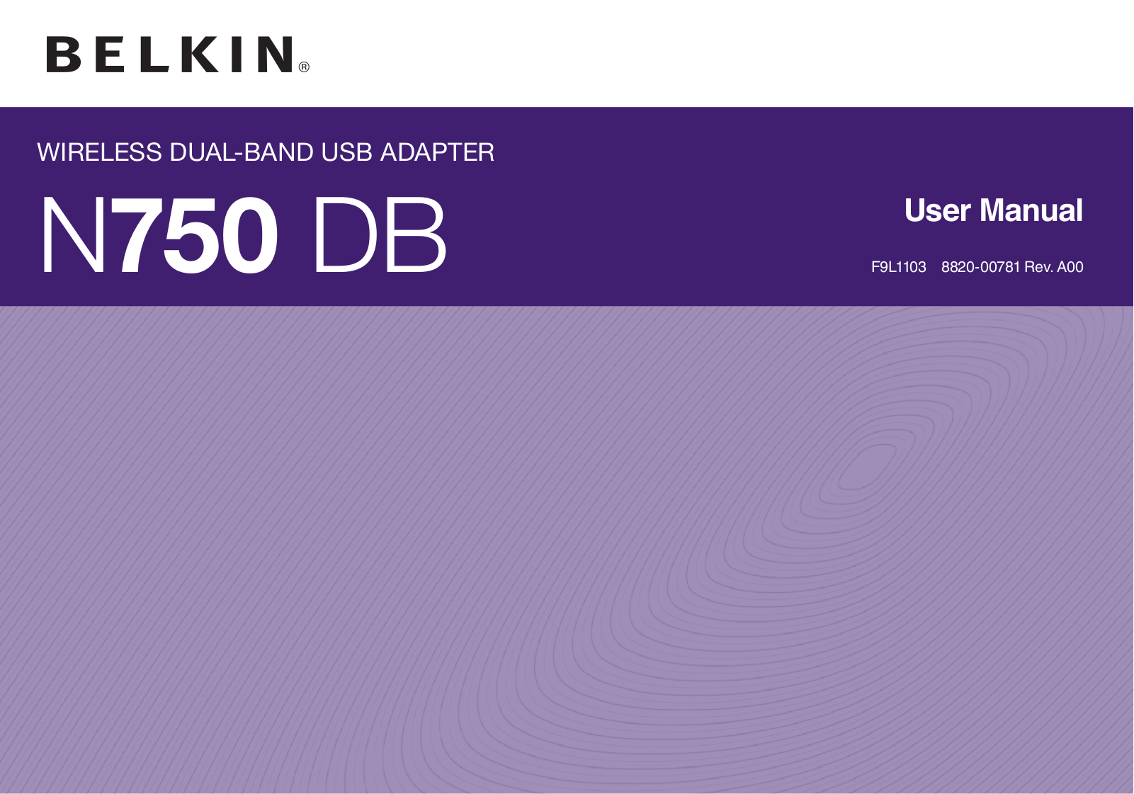 Belkin F9L1103V1 User Manual