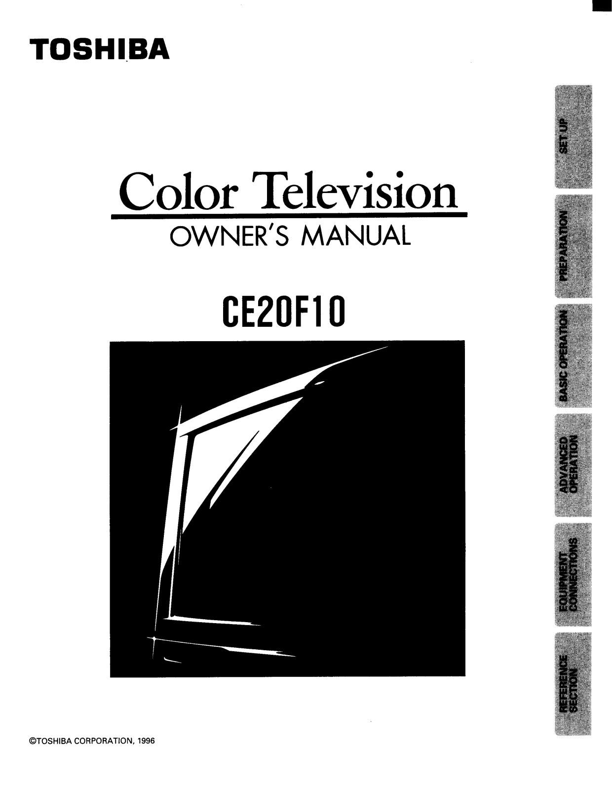 Toshiba CE20F10 User Manual