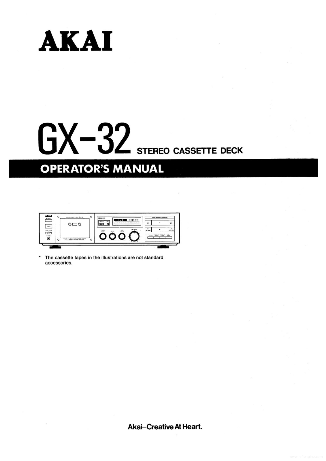 Akai gx-32 User Manual