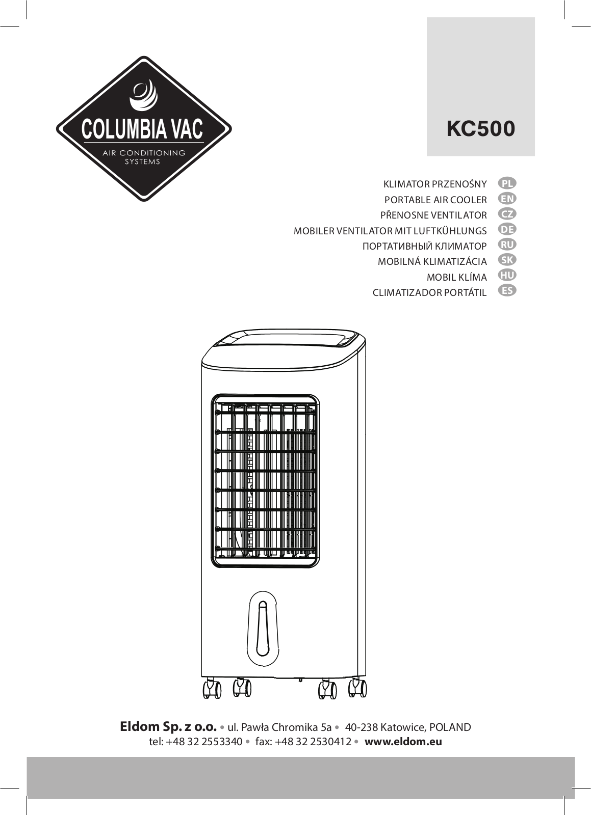 COLUMBIA VAC KC500 User guide - ManualMachine.com