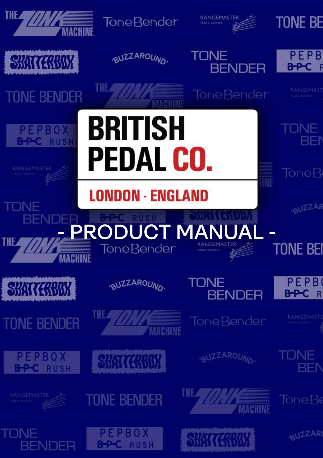 British Pedal MK 1 Tone Bender, Professional MKII Tone Bender OC81D, MK 1.5 Tone Bender, Zonk Machine, Professional MKII Tone Bender OC75 User guide - ManualMachine.com