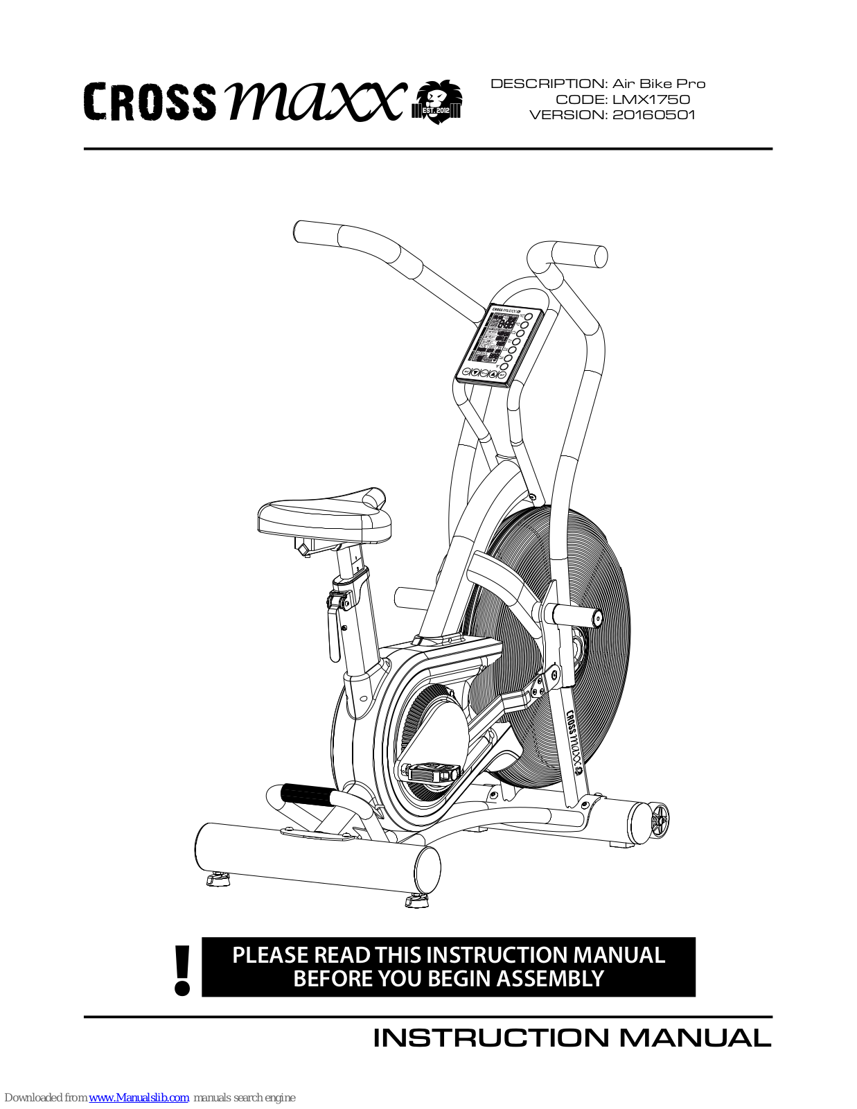 Crossmaxx LMX1750 Instruction Manual