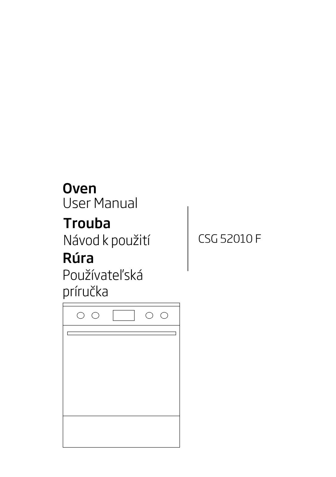 Beko CSG53010F User manual