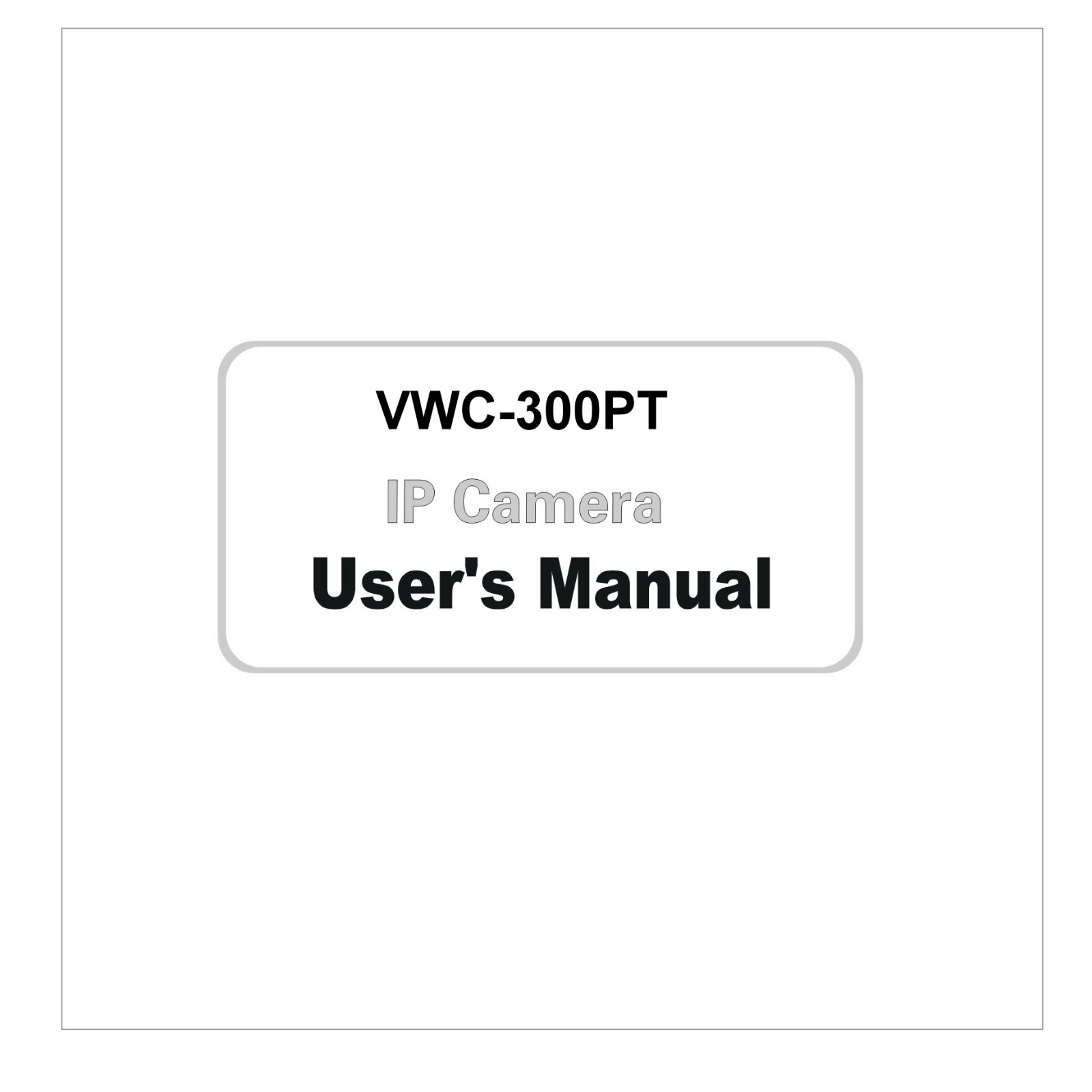 Monacor VWC-300PT User Manual