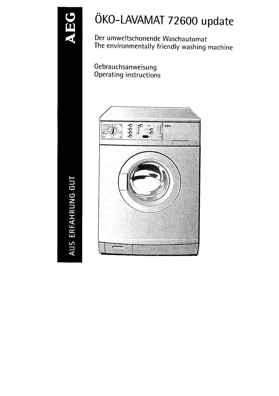 AEG LAVAMAT 72600 User Manual