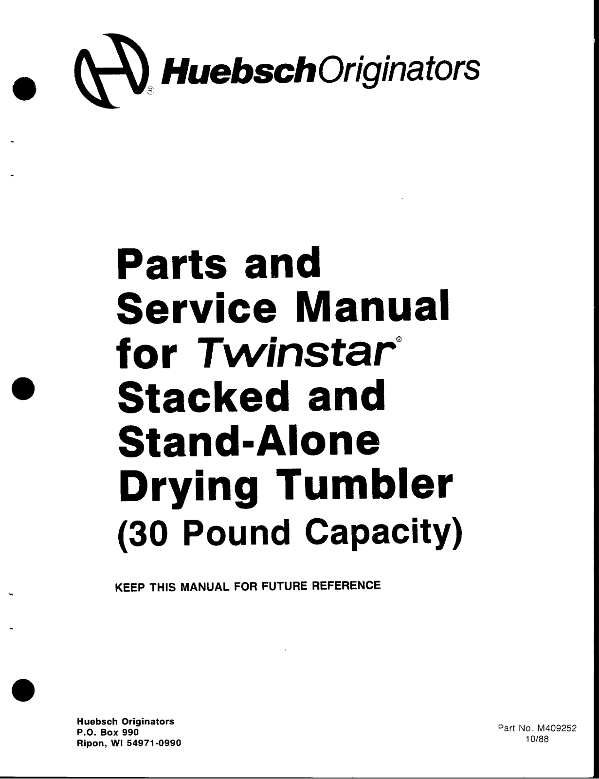 Alliance 32DG Tumbler-Dryer Parts Diagram