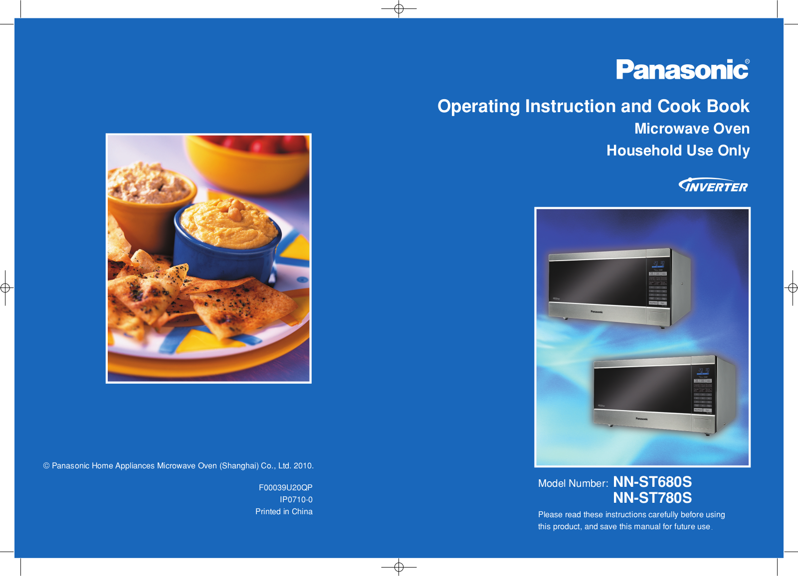 Panasonic NN-ST780S, NN-ST680S User Manual