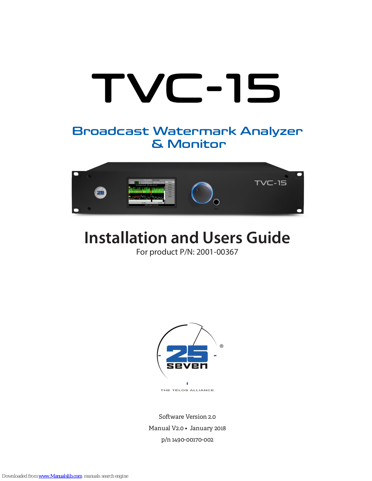 TLS TVC-15 Installation And User Manual