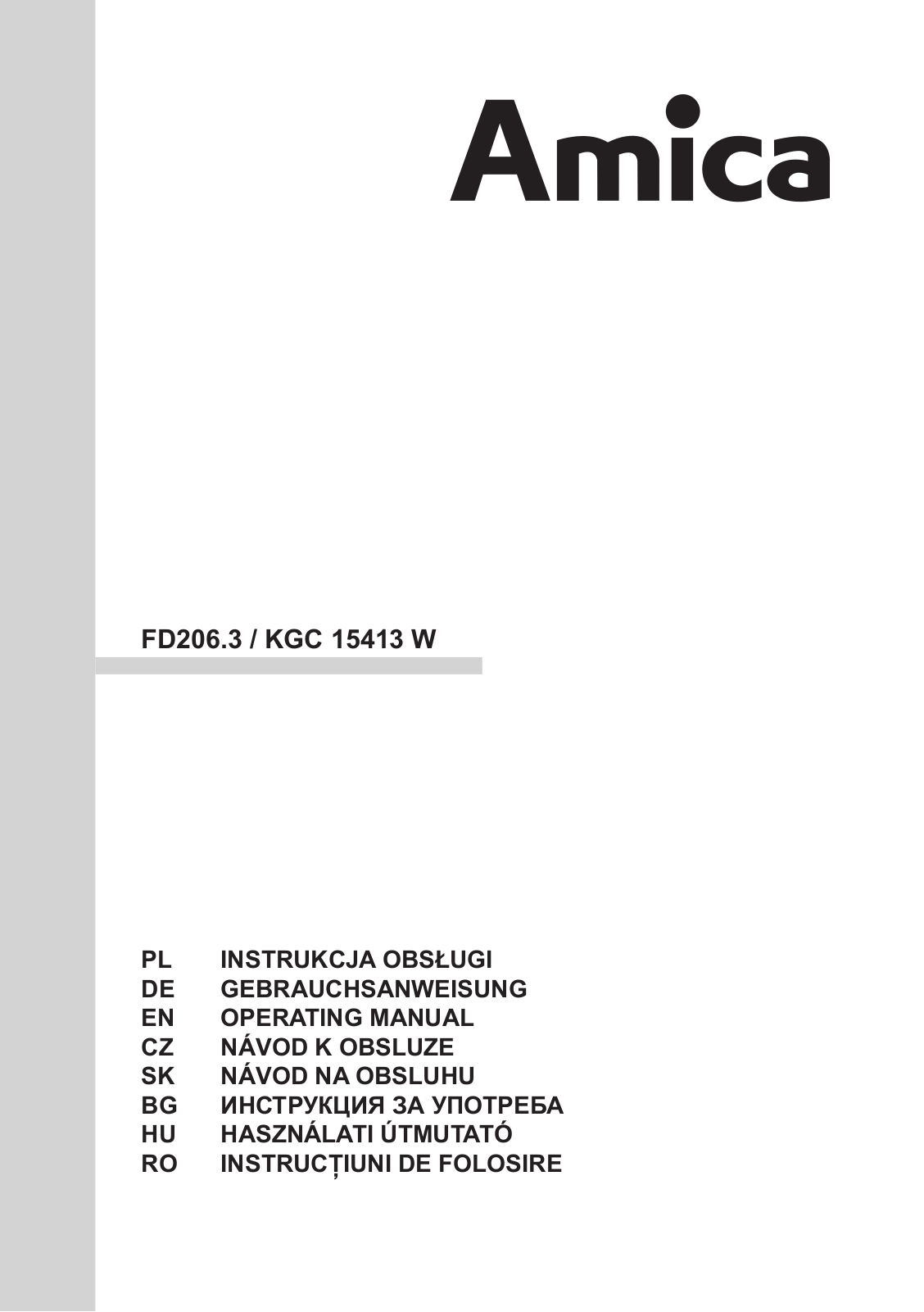 Amica FD 206.3 User Manual