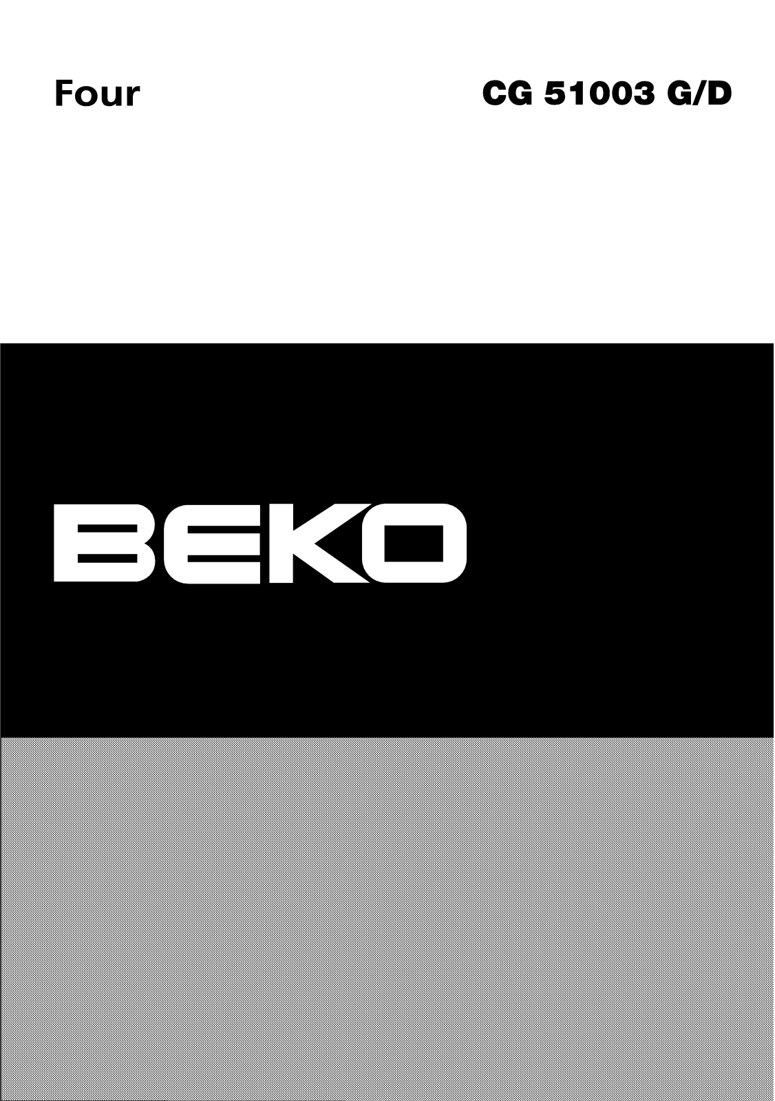 BEKO CG51003G User Manual