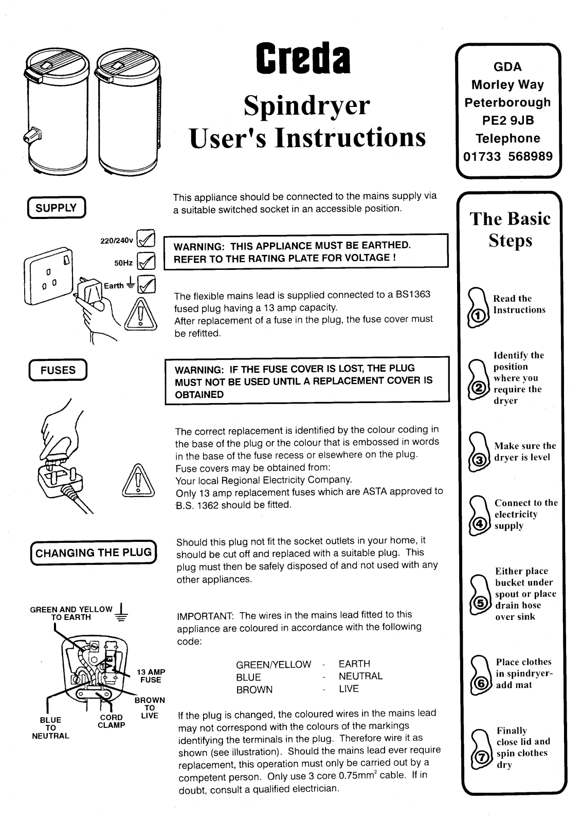 Creda HB37069 User Manual