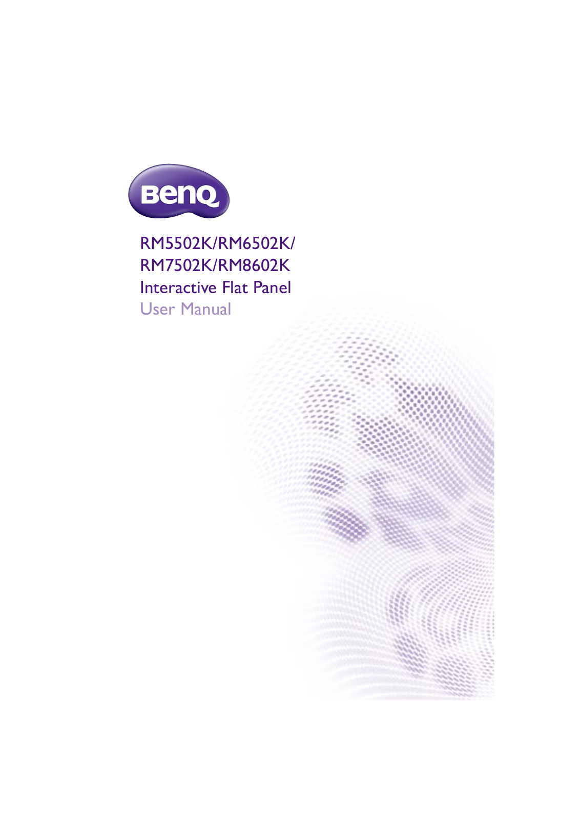 Benq 9H.F5RTC.DE1 User Manual