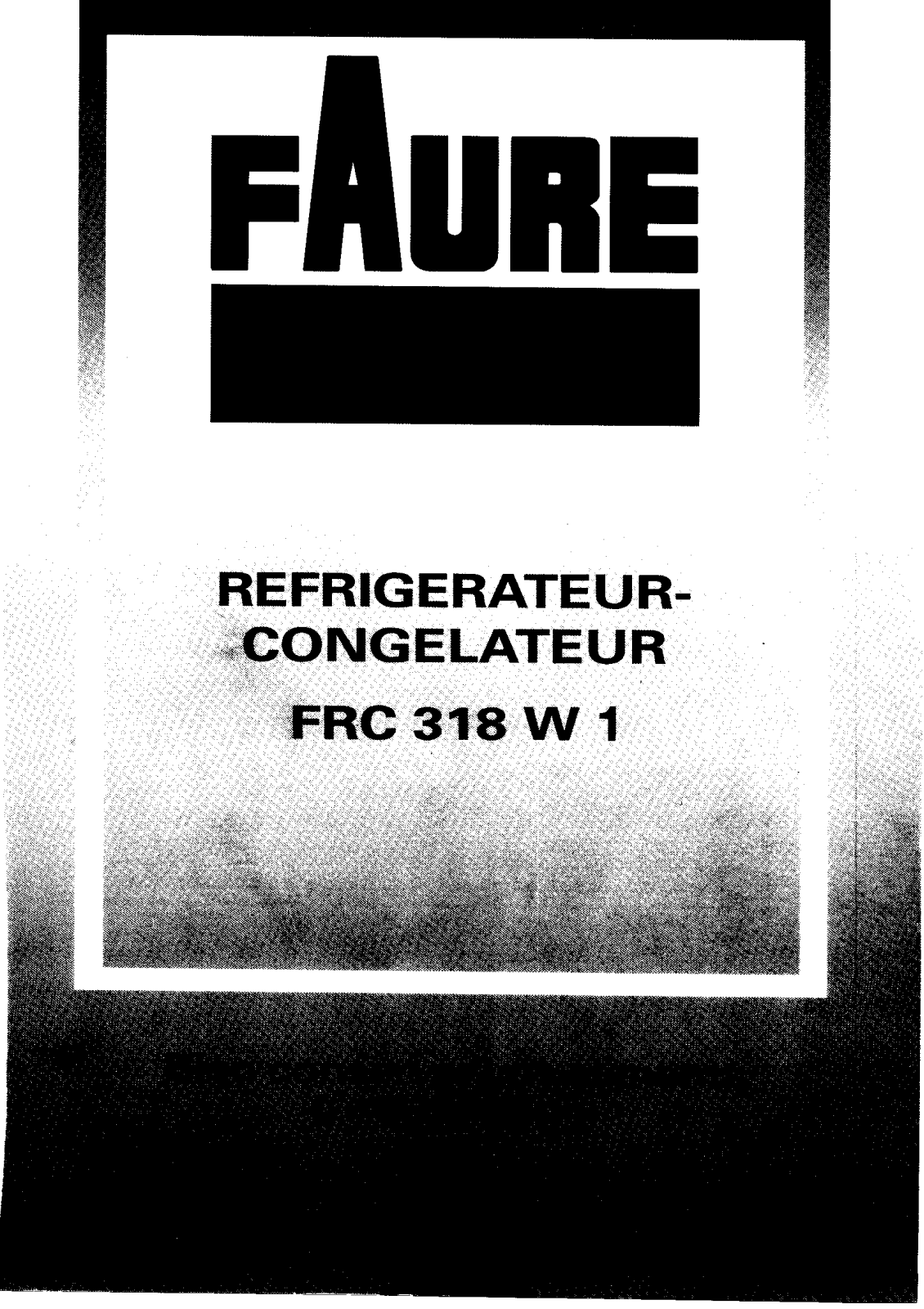 Faure FRC318W User Manual